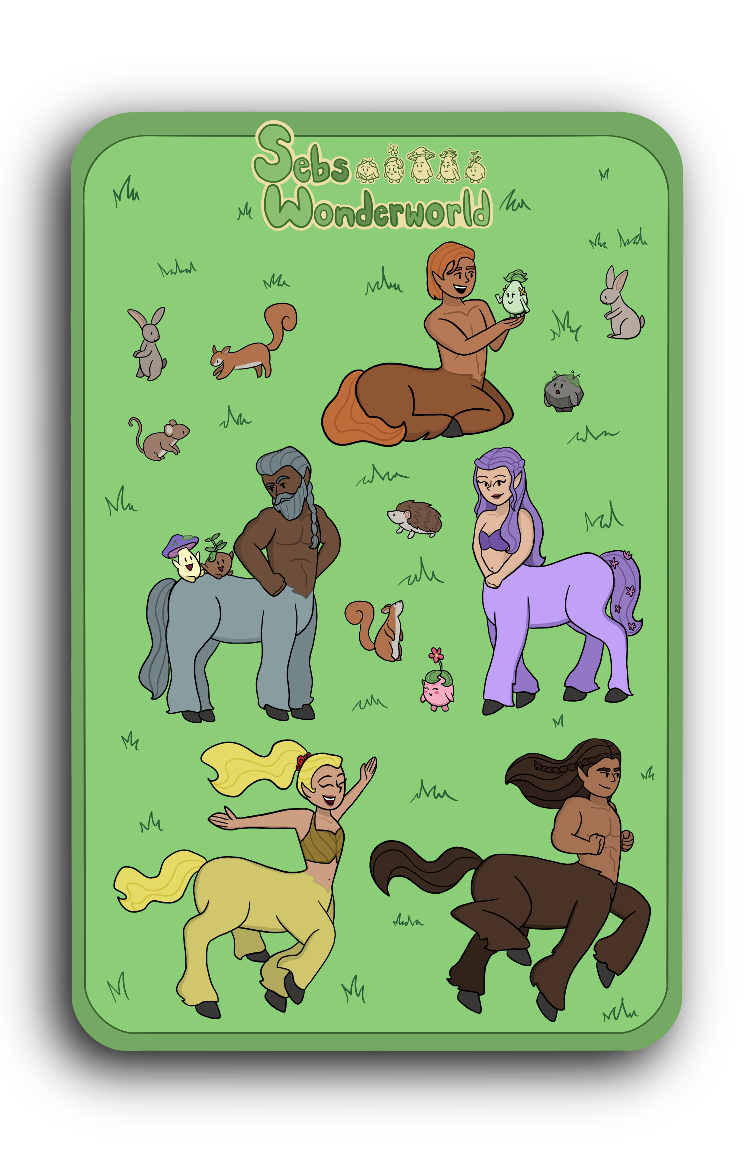 Meet the Centaurs – Sticker Sheet