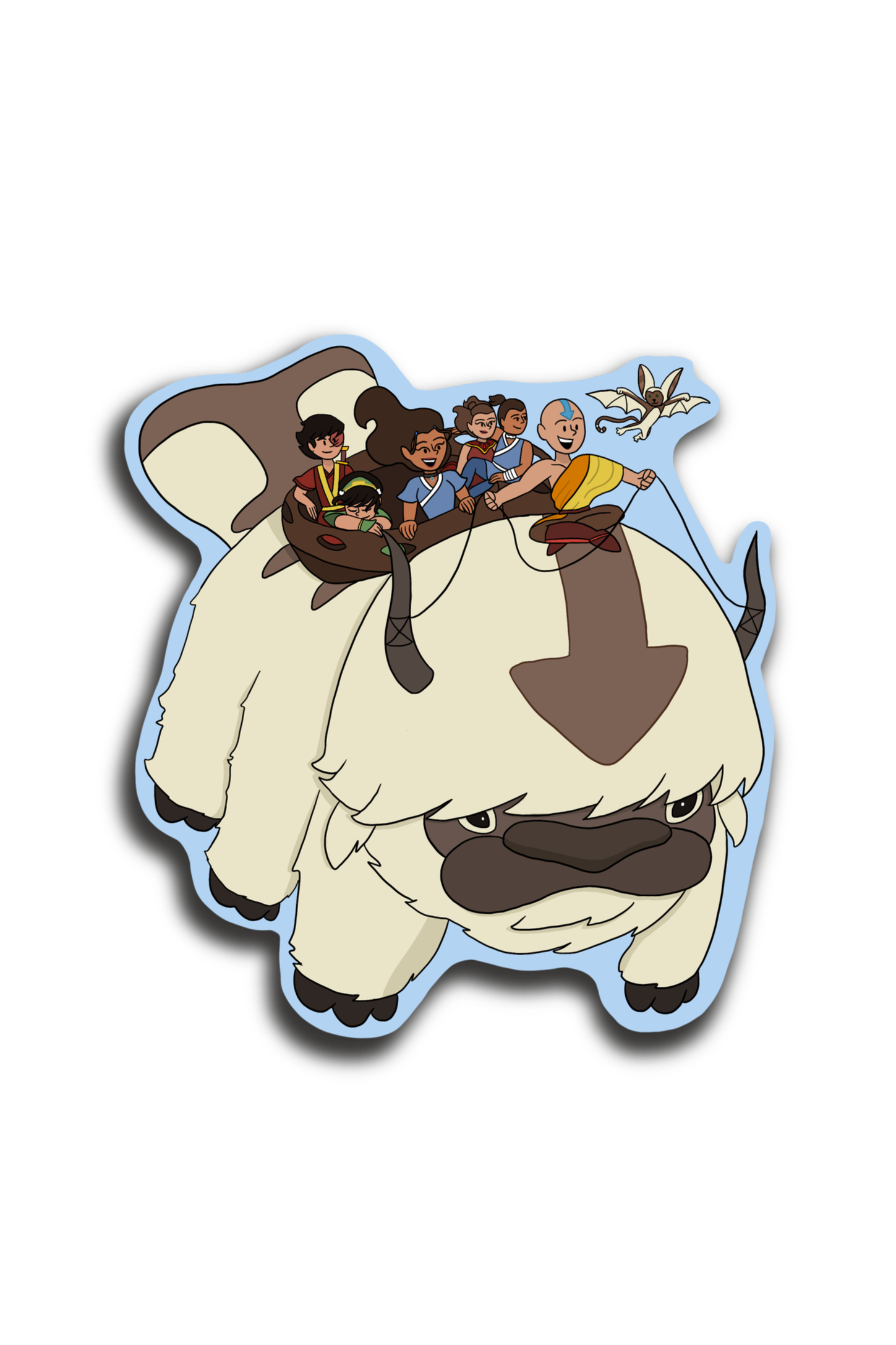Bison Breeze- die cut sticker