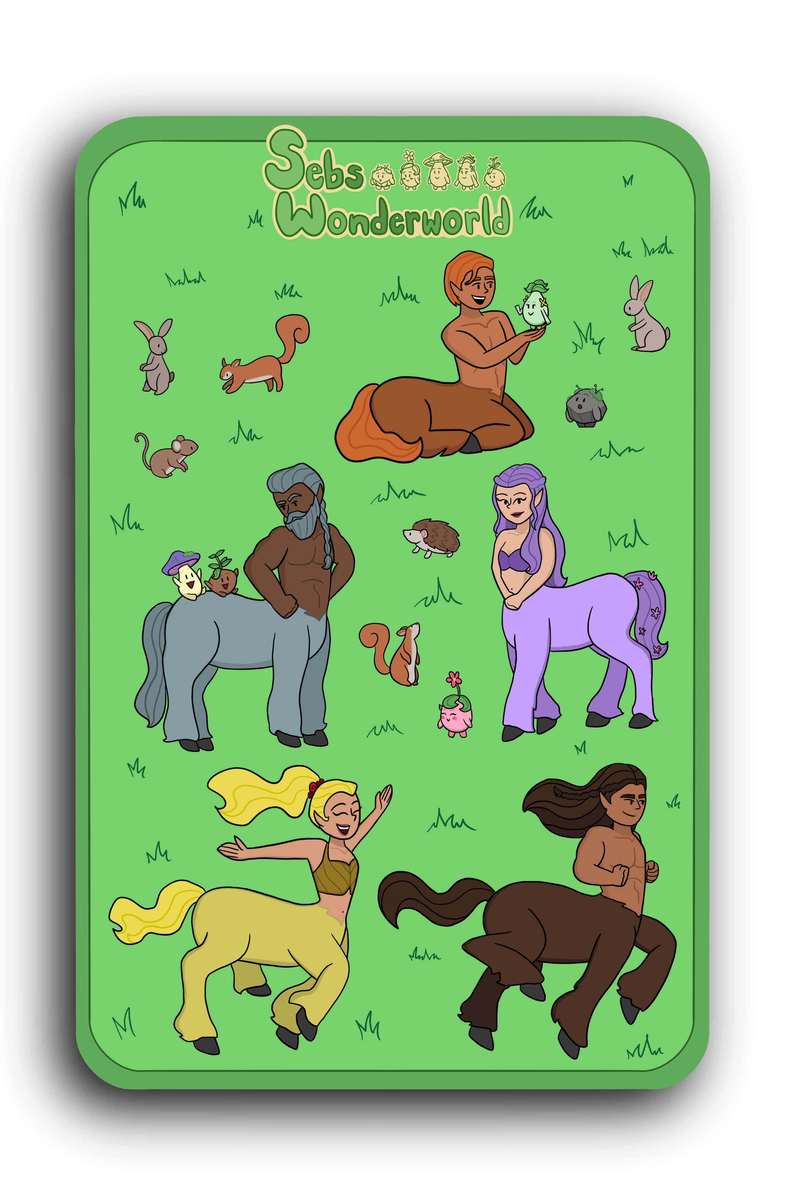 Meet the Centaurs – Sticker Sheet