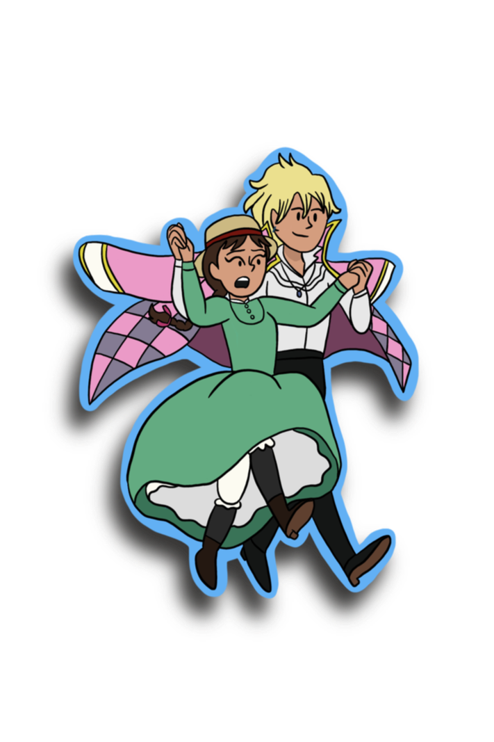 Wandering Wizard- die cut sticker