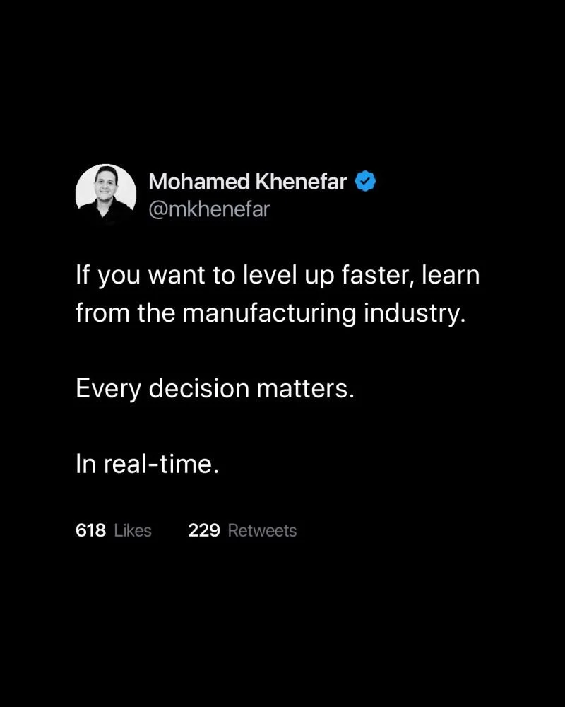 Manufacturing is brutal. That’s why it works.