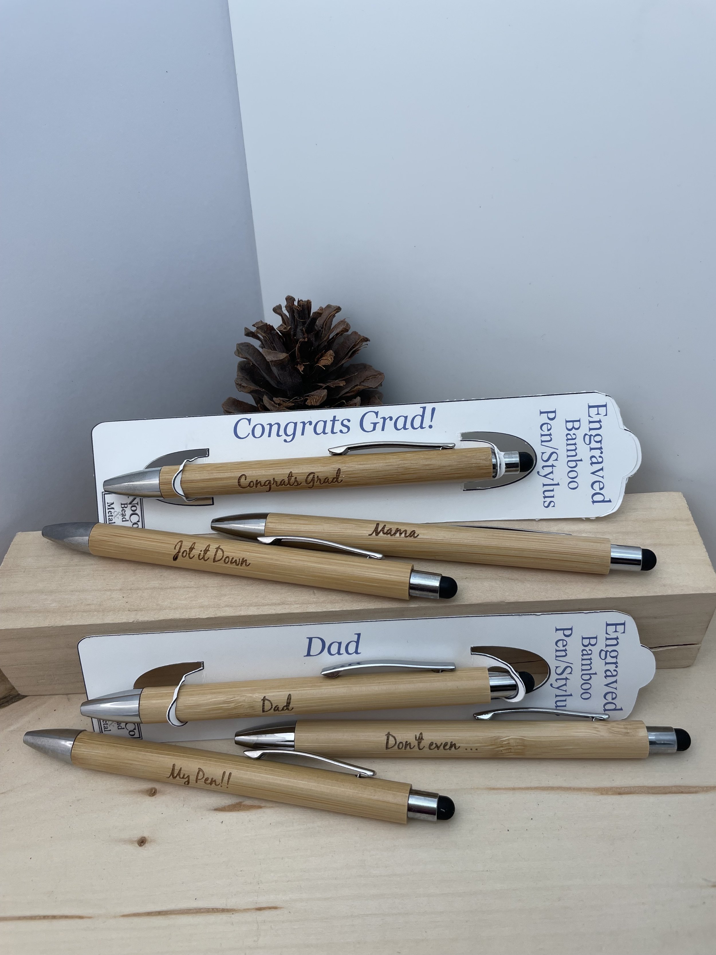Natural Bamboo Pen/Stylus