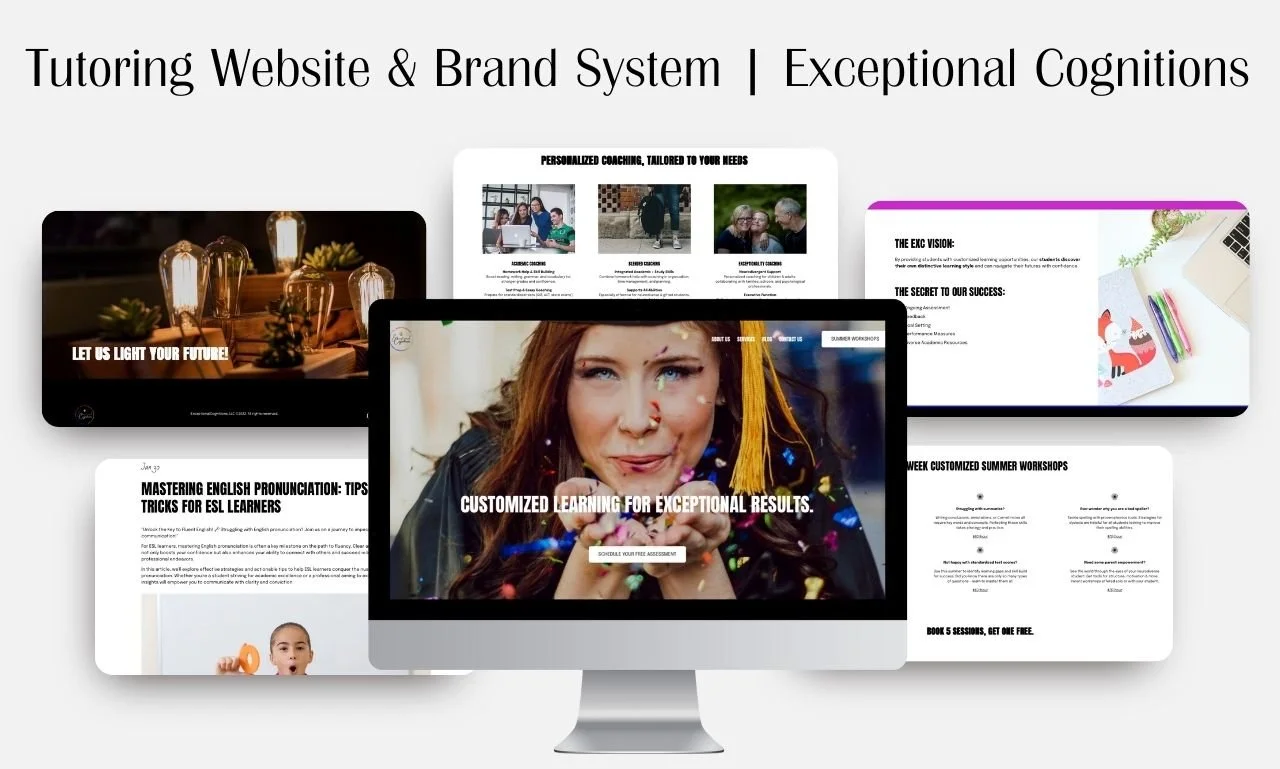 Service-Based Education Website Design with Ongoing Support