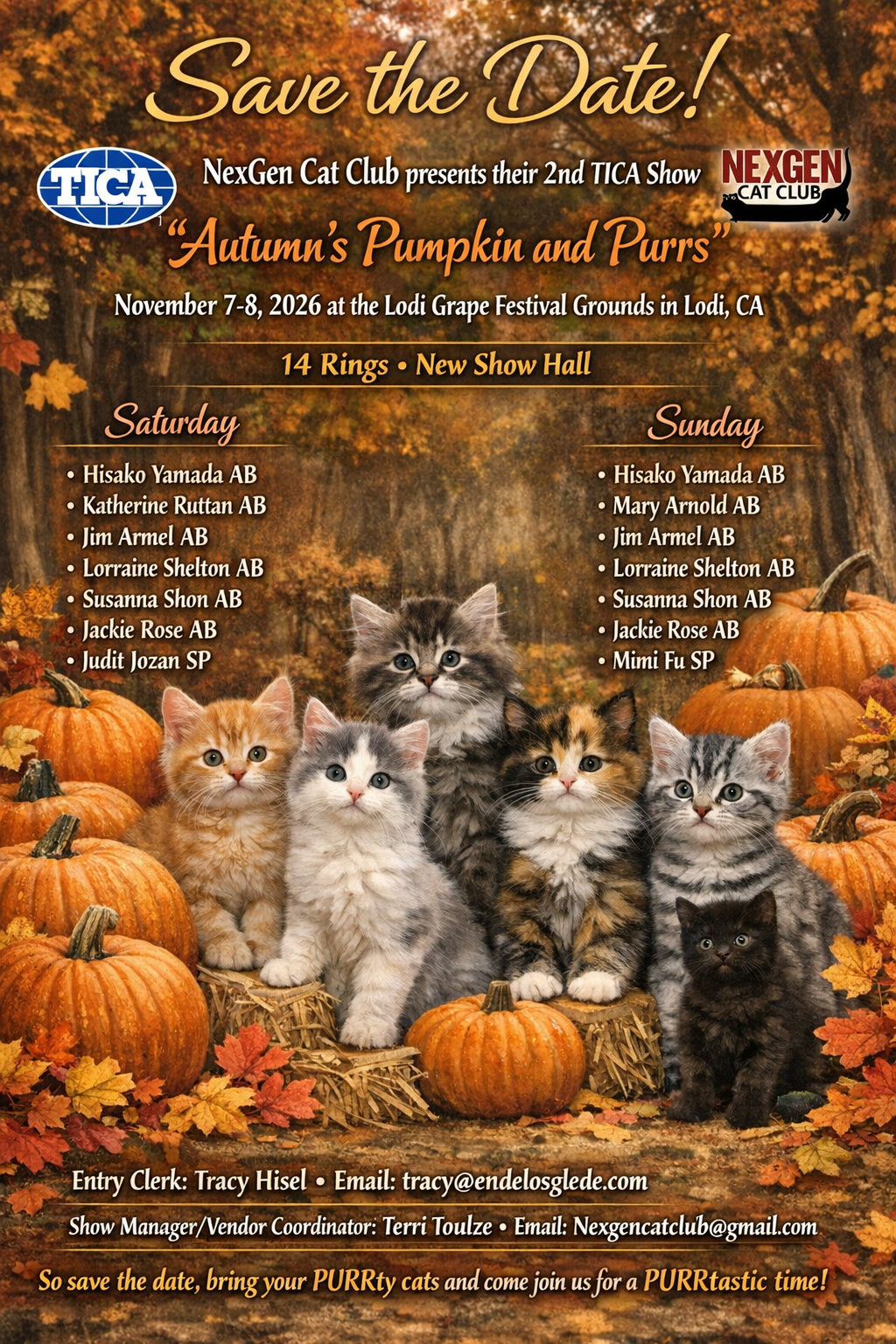 Autumn’s Pumpkin &amp; Purrs