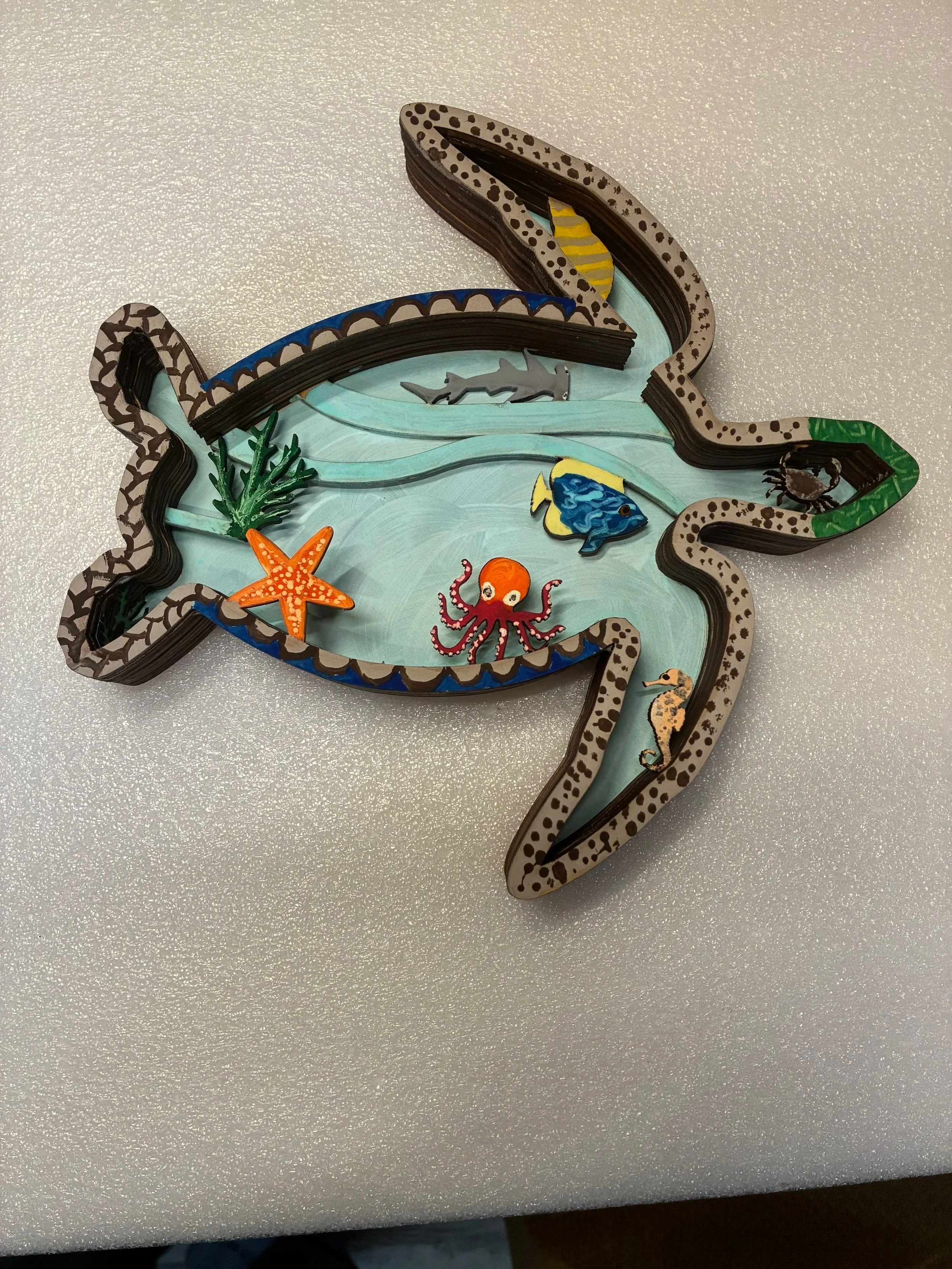 DIY layered 3D Wooden Turtle Kit