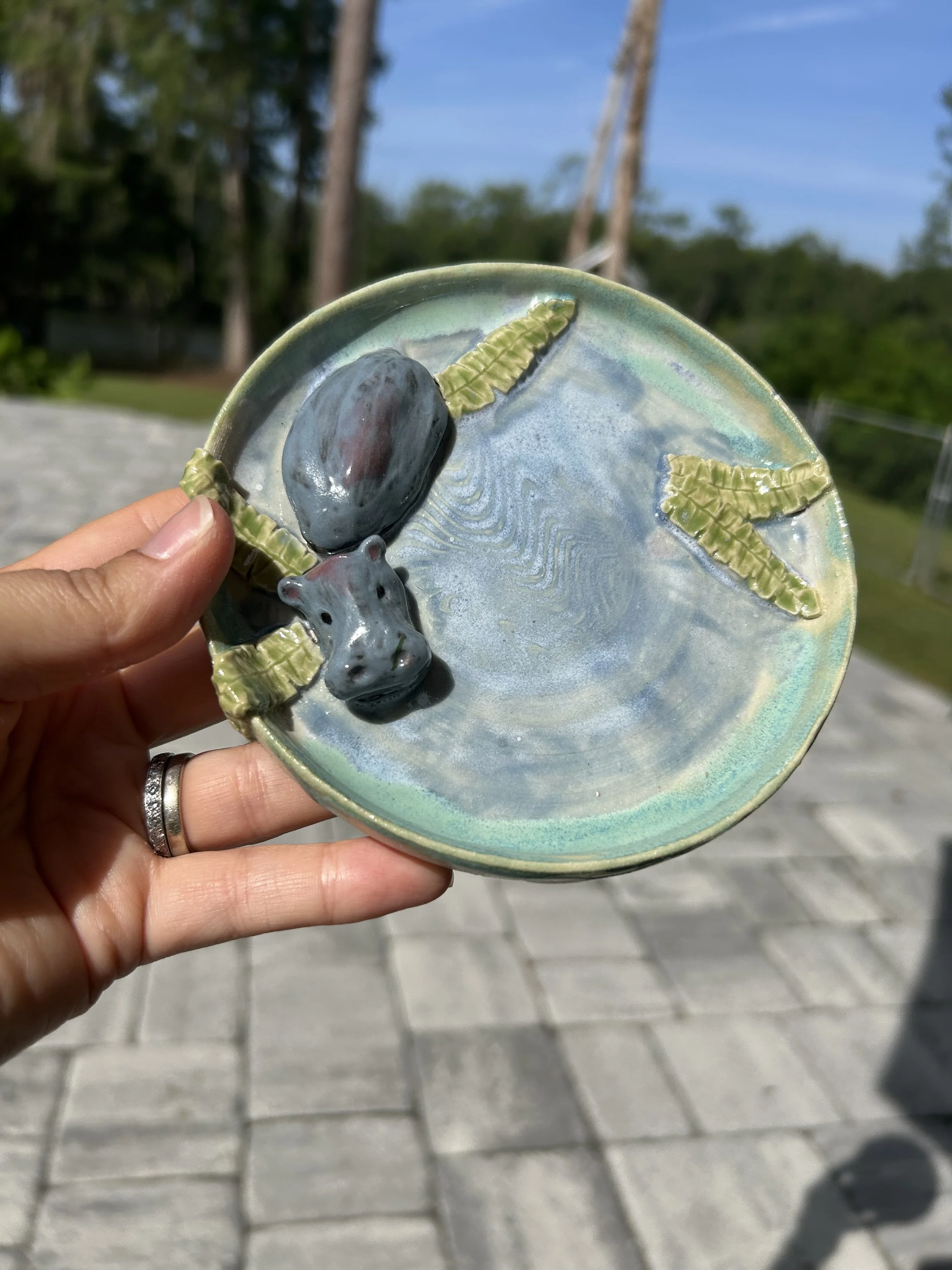 Hippo Trinket Dish