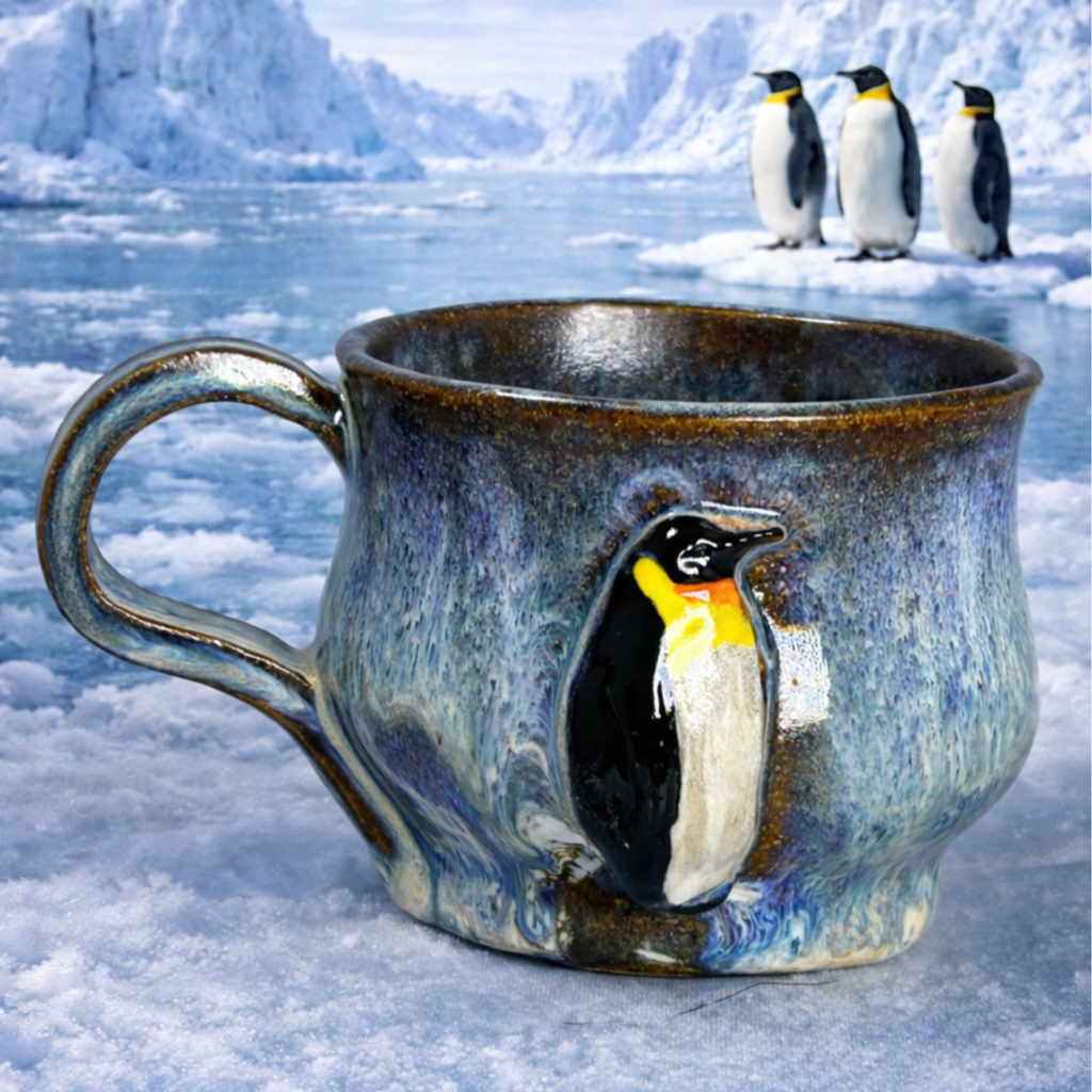 Emperor Penguin Demitasse Espresso Coffee Mug