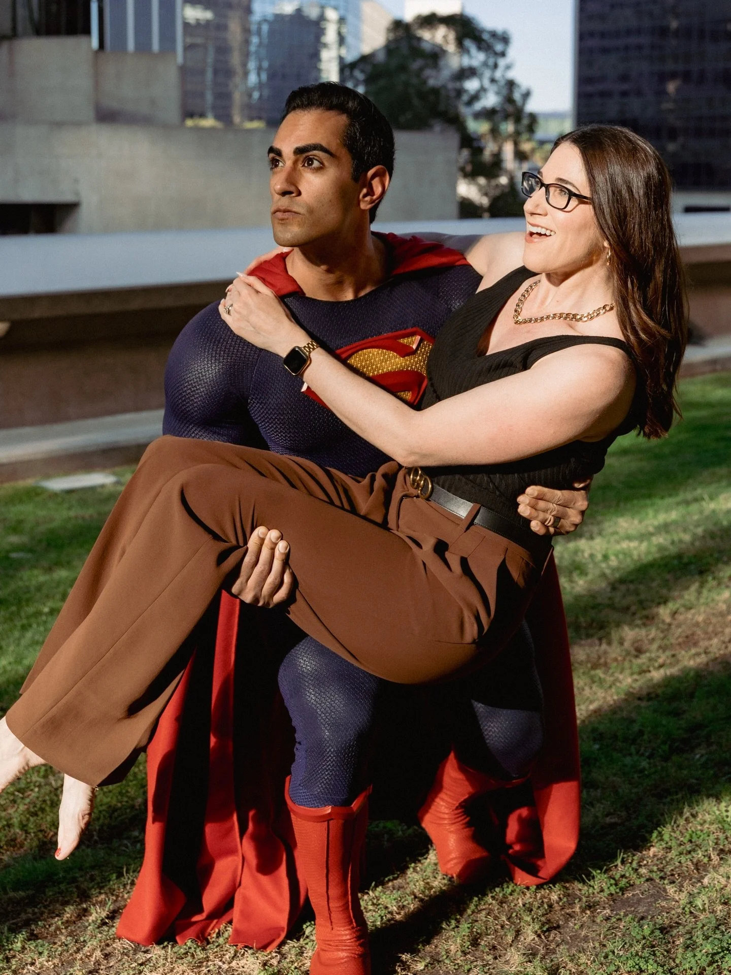 Still sweeping her off her feet....

#heroicstrength #happyvalentinesday #superman #supermanandlois