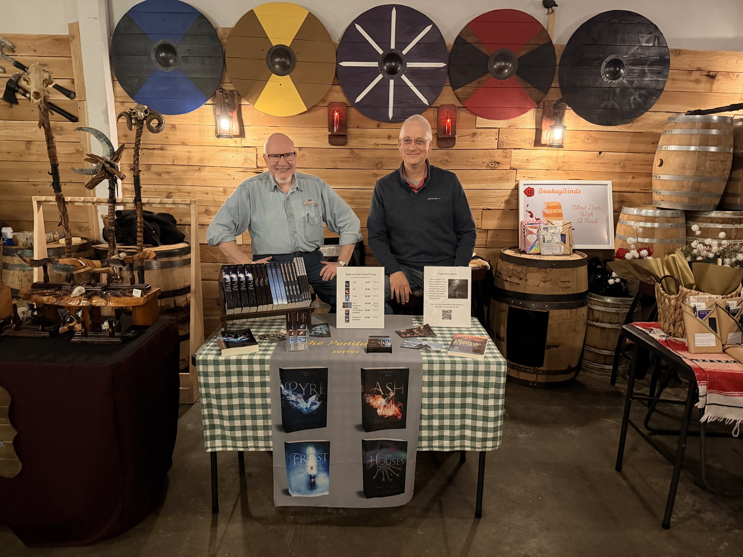 Get your book signed, quaff some mead…