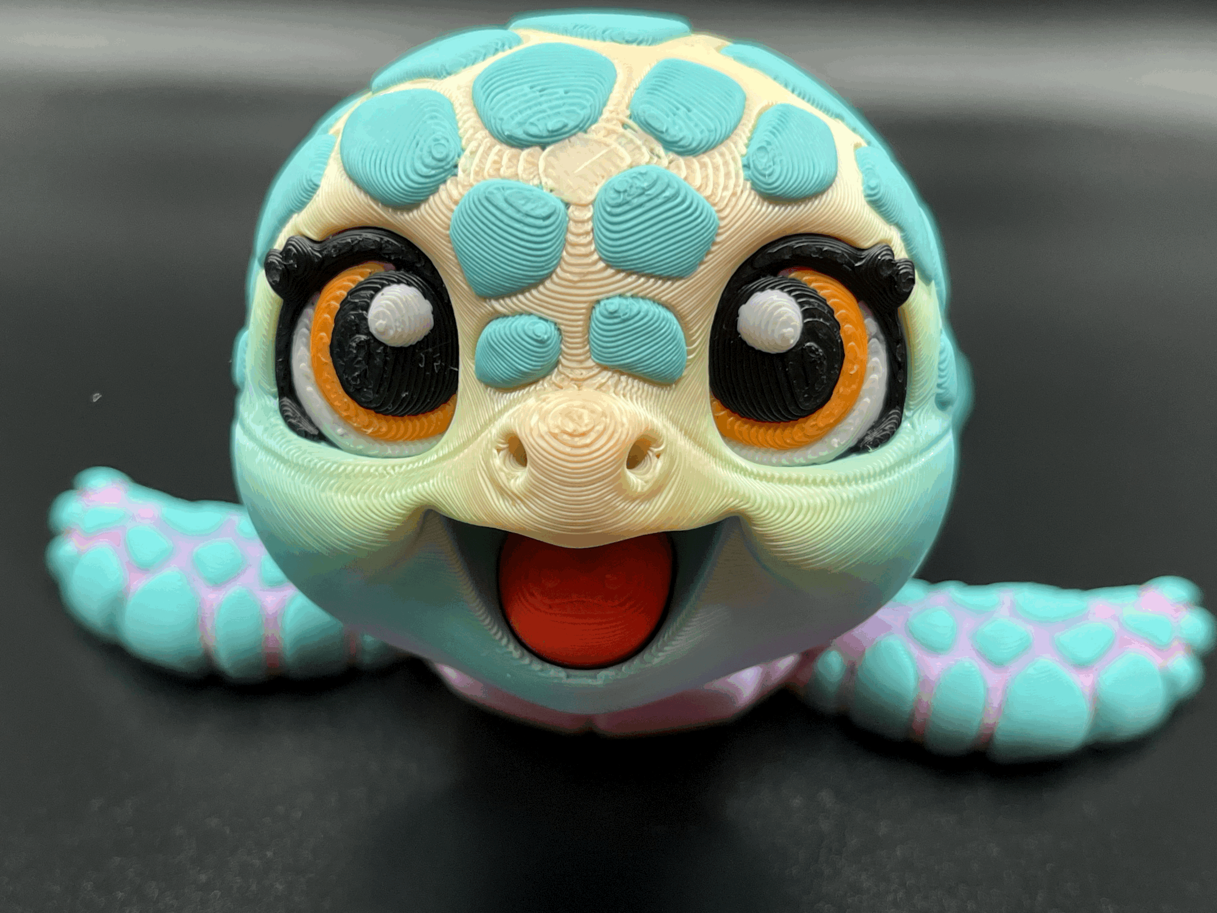 Vibrant 3D Sea Turtle