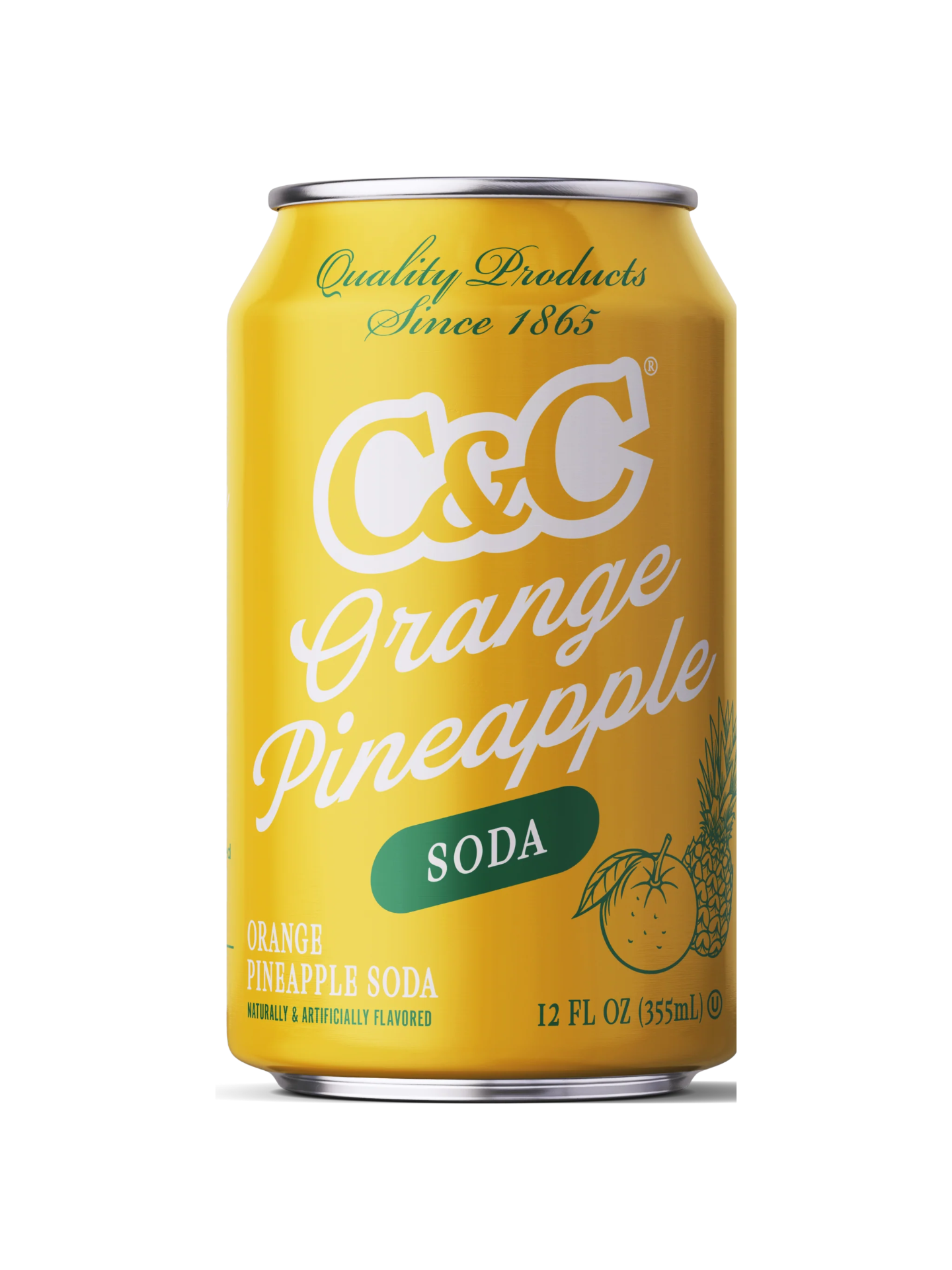 C&C ORANGE PINEAPPLE 24/12oz