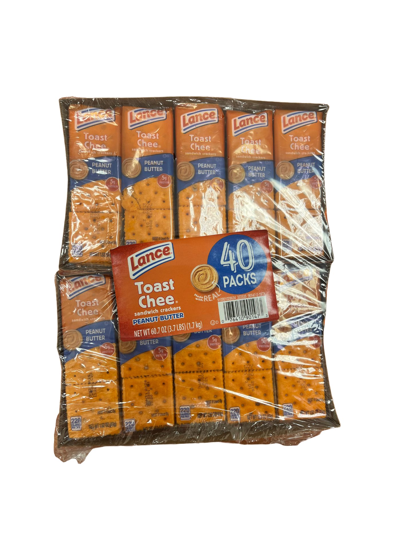 LANCE TOAST CHEE PEANUT BUTTER 40pk/1.52 oz