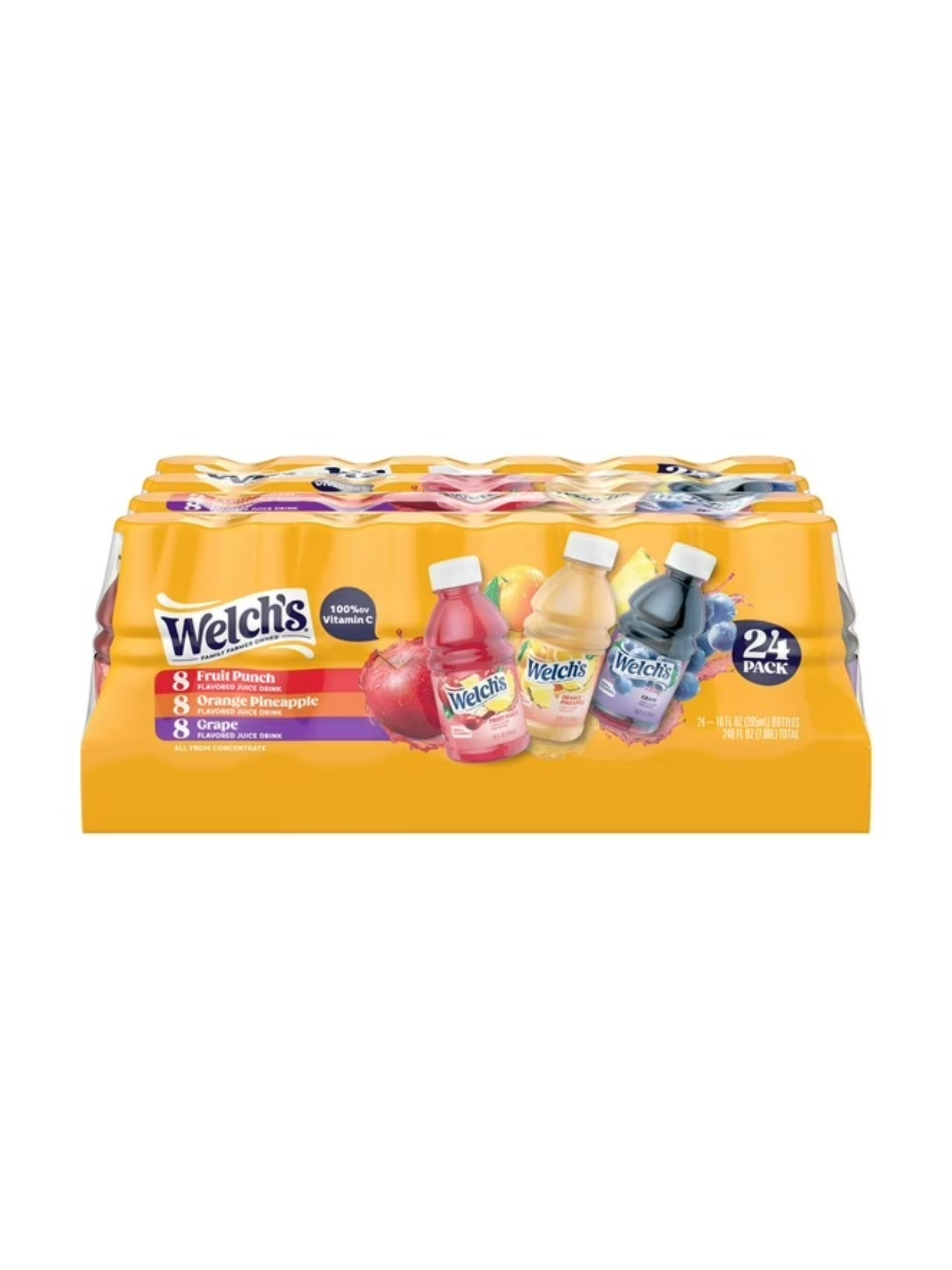 WELCH'S VARIETY PK (YELLOW) 24/10z