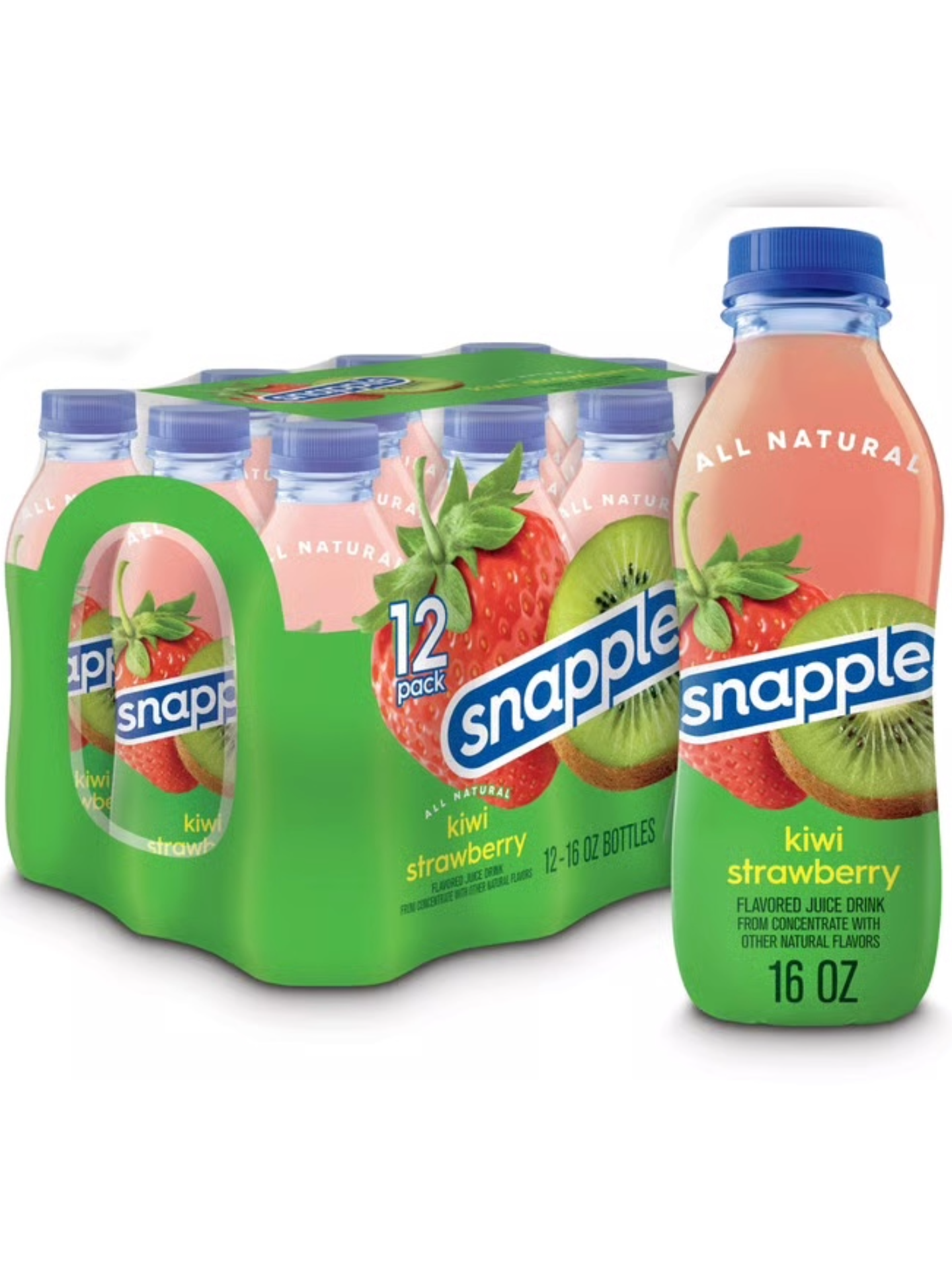 SNAPPLE KIWI STRAWBERRY 12/16oz