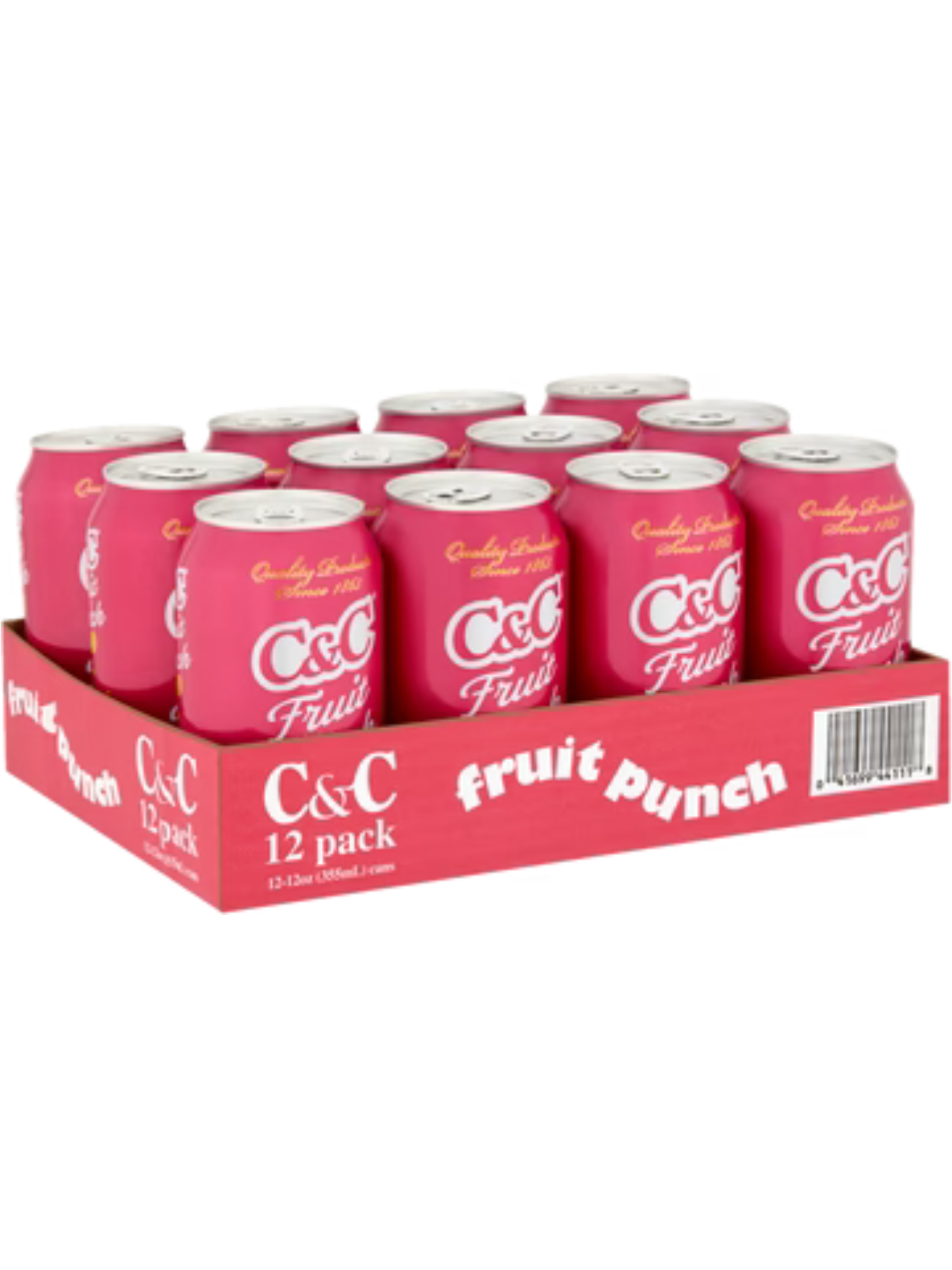 C&C FRUIT PUNCH 12/12oz