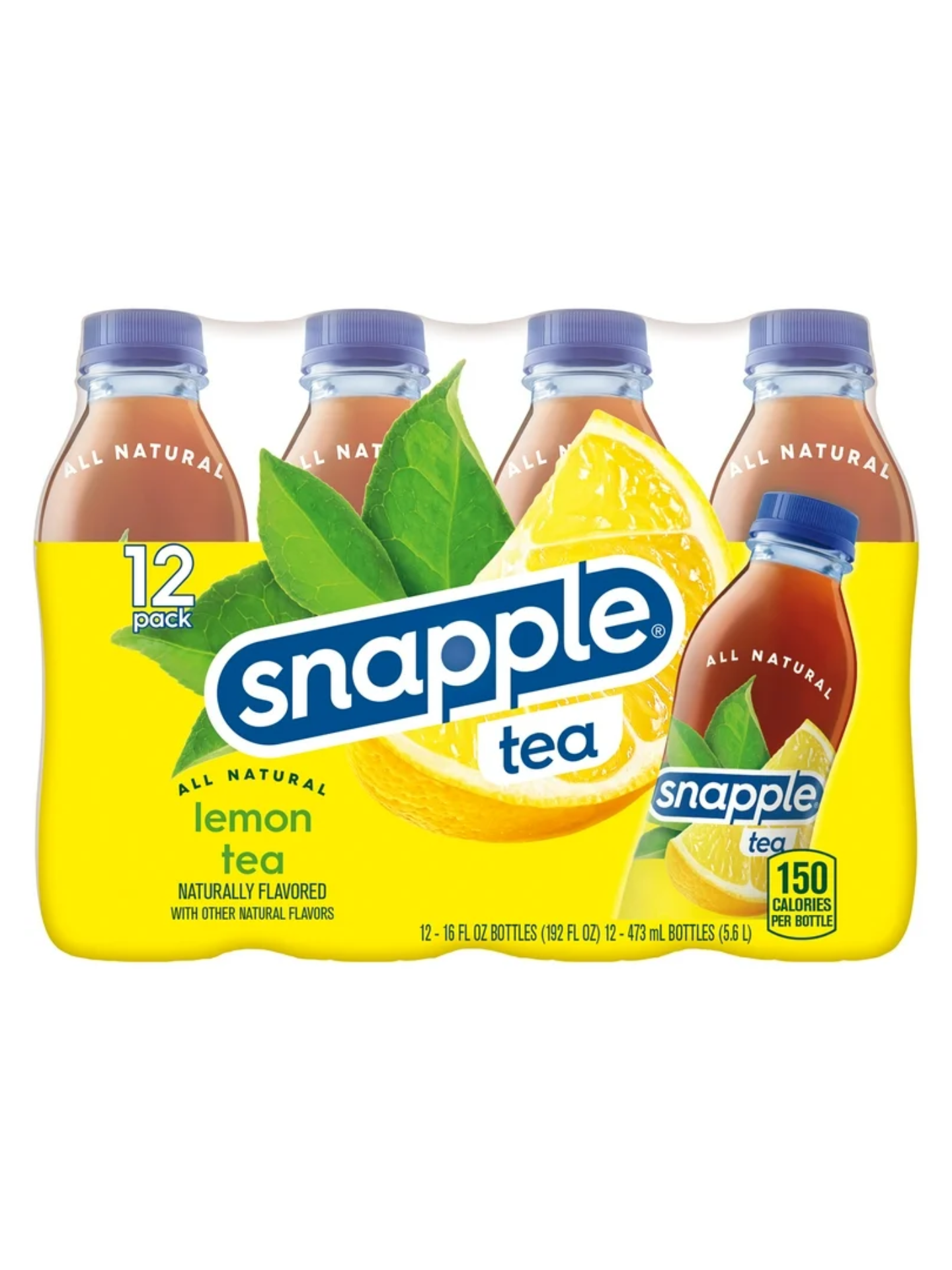 SNAPPLE LEMON TEA 12/16oz