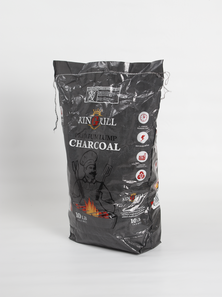 KINGRILL LUMP CHARCOAL 4/10LB BAGS