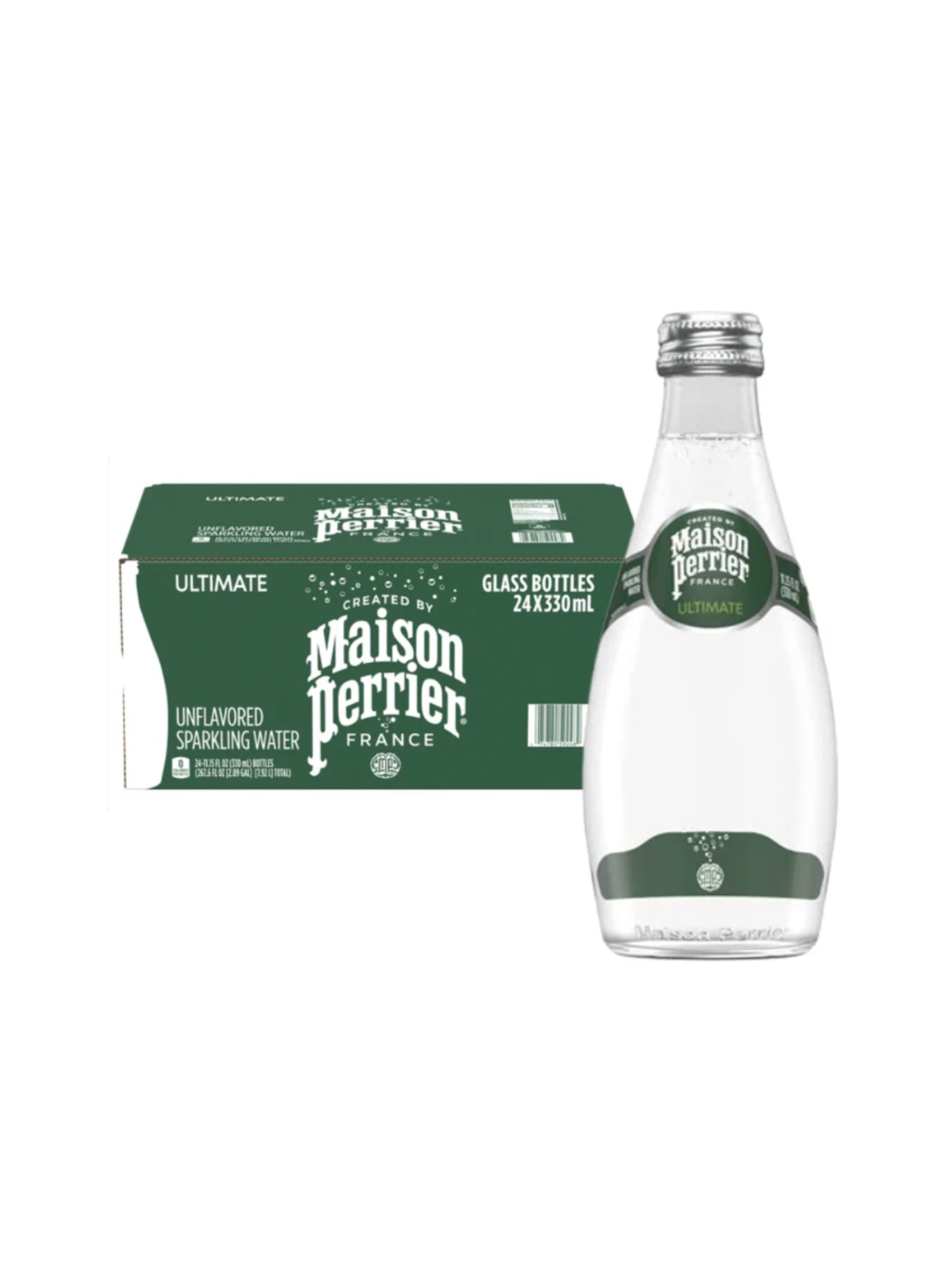 MAISON PERRIER GLASS BOTTLES 24/330ml
