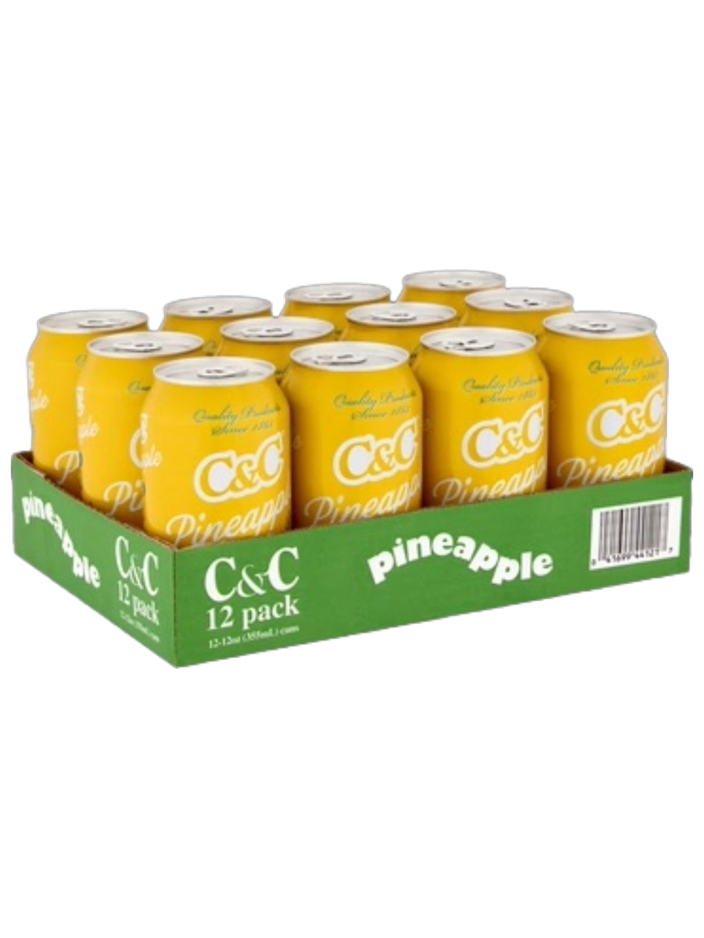 C&C PINEAPPLE 12/12oz