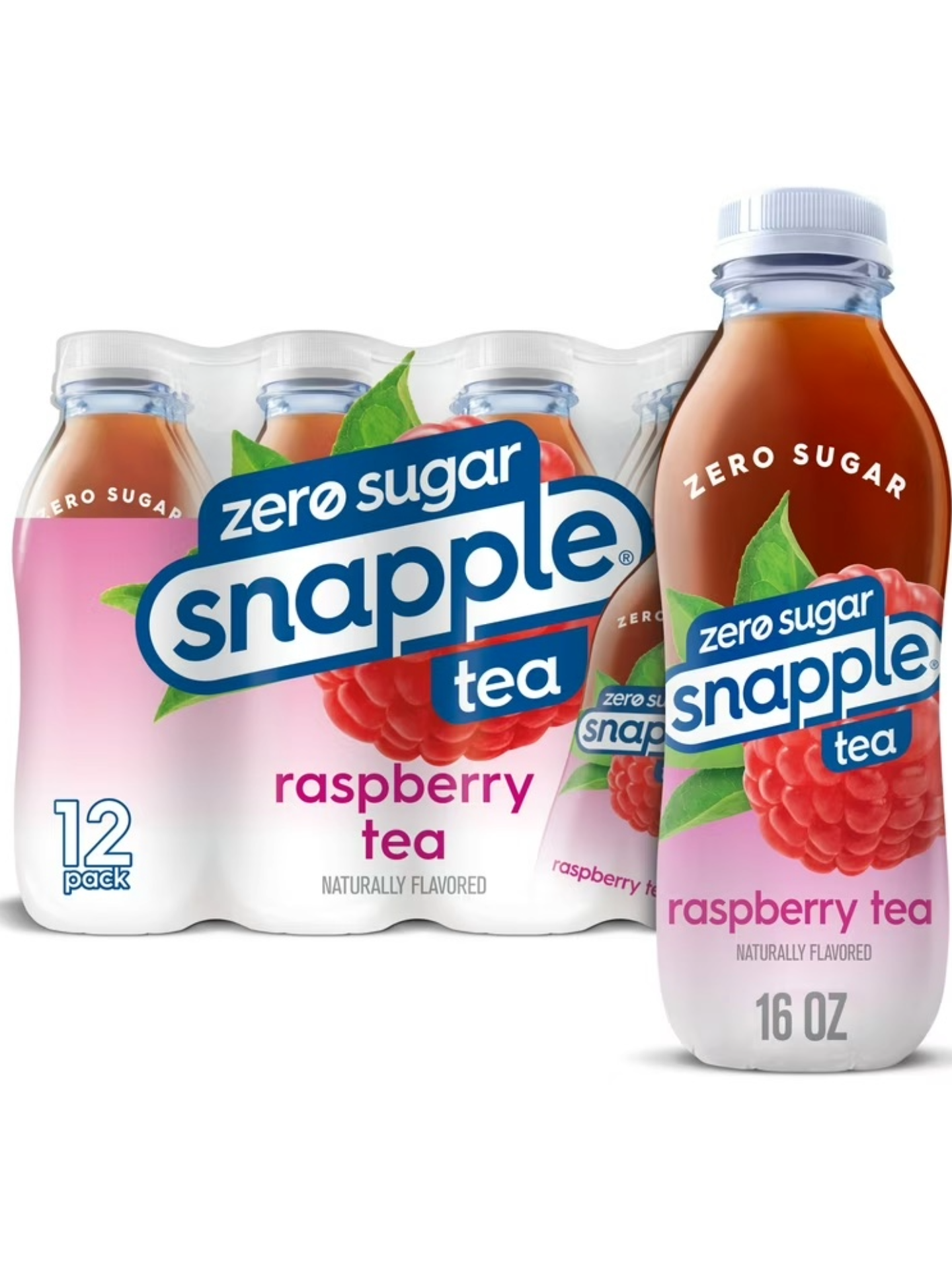 SNAPPLE ZERO SUGAR RASPBERRY 12/160z
