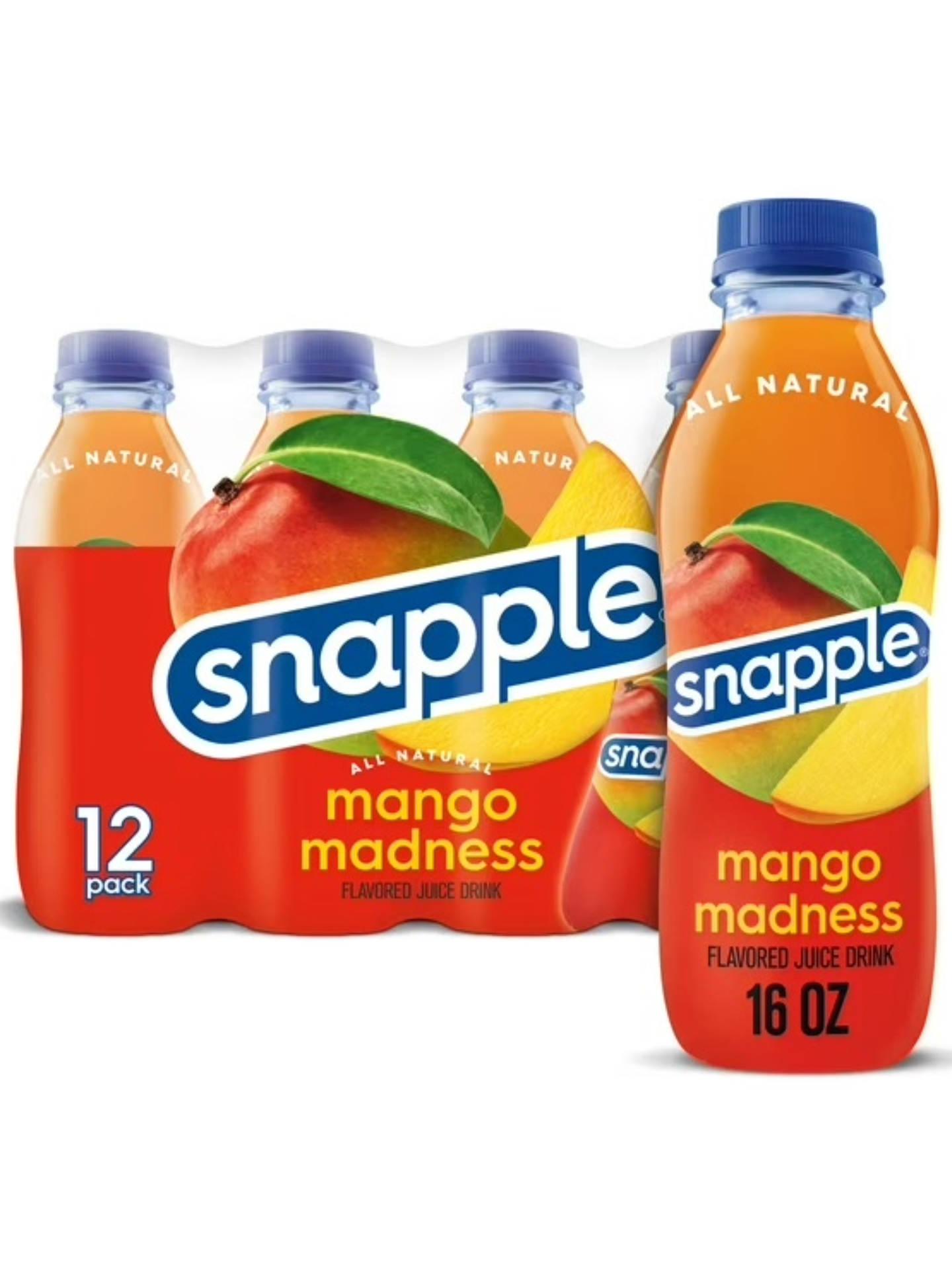 SNAPPLE MANGO MADNESS 12/16oz