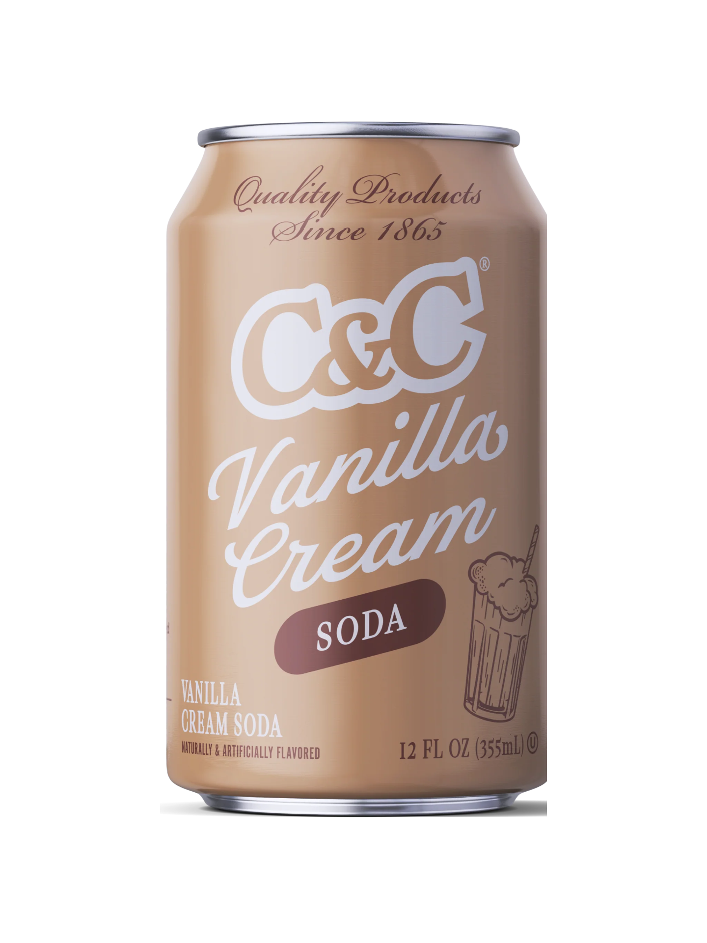 C&C VANILLA CREAM 24/12oz