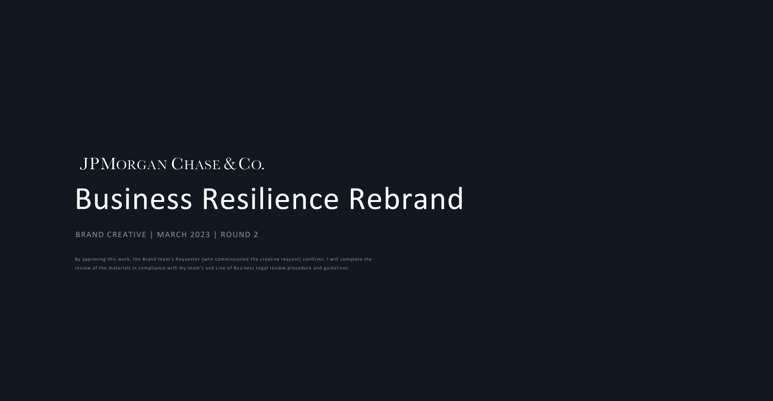   Click here  to see the work I did for the business resilience team at JPMorganChase.  
