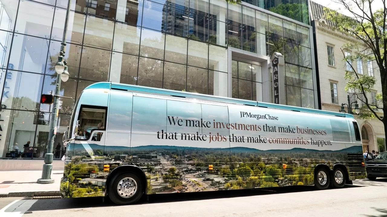  JPMorganChase: Jamie Dimon Bus Tour. 
