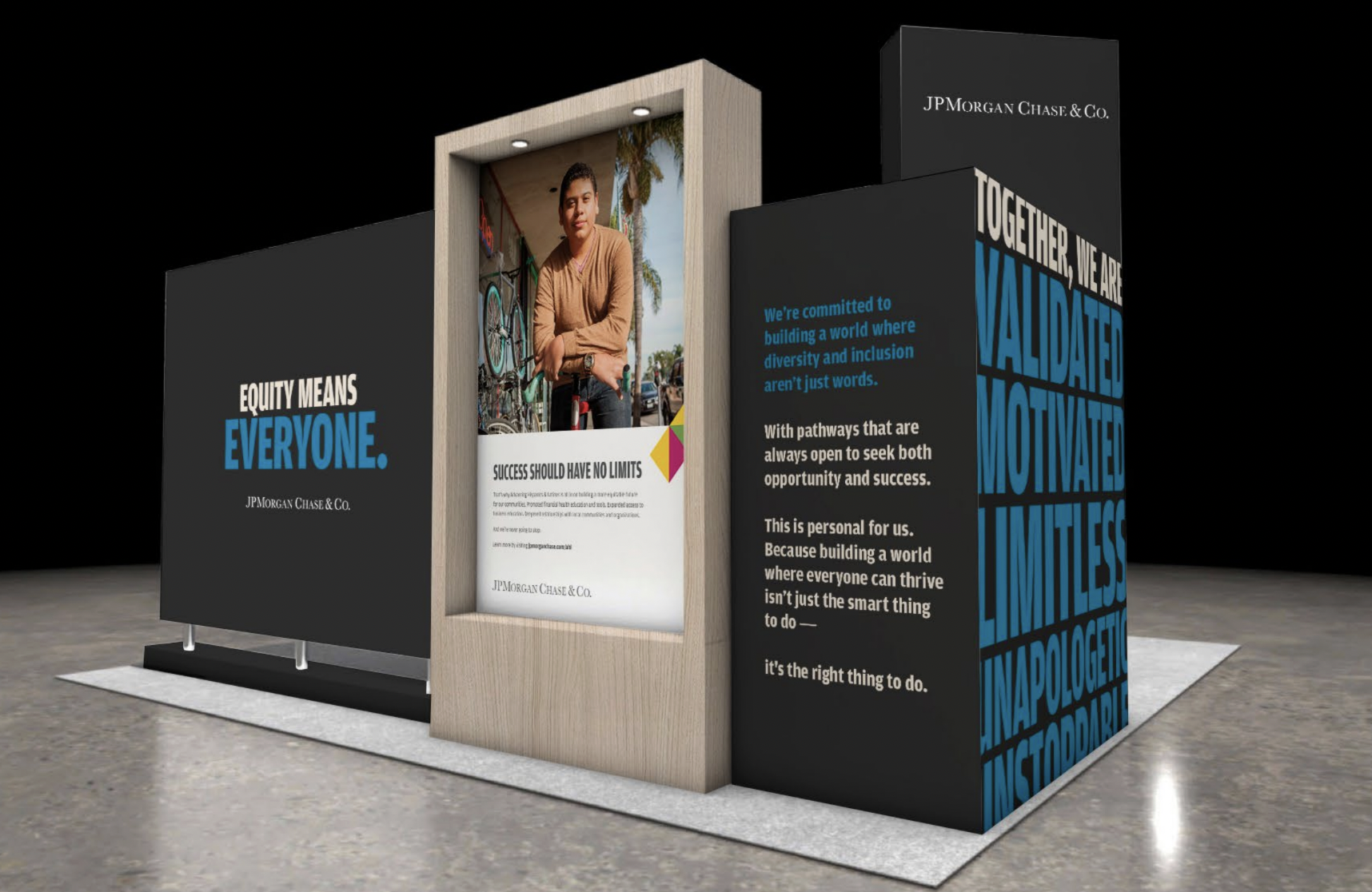  JPMorganChase: DEI Event Booth.  