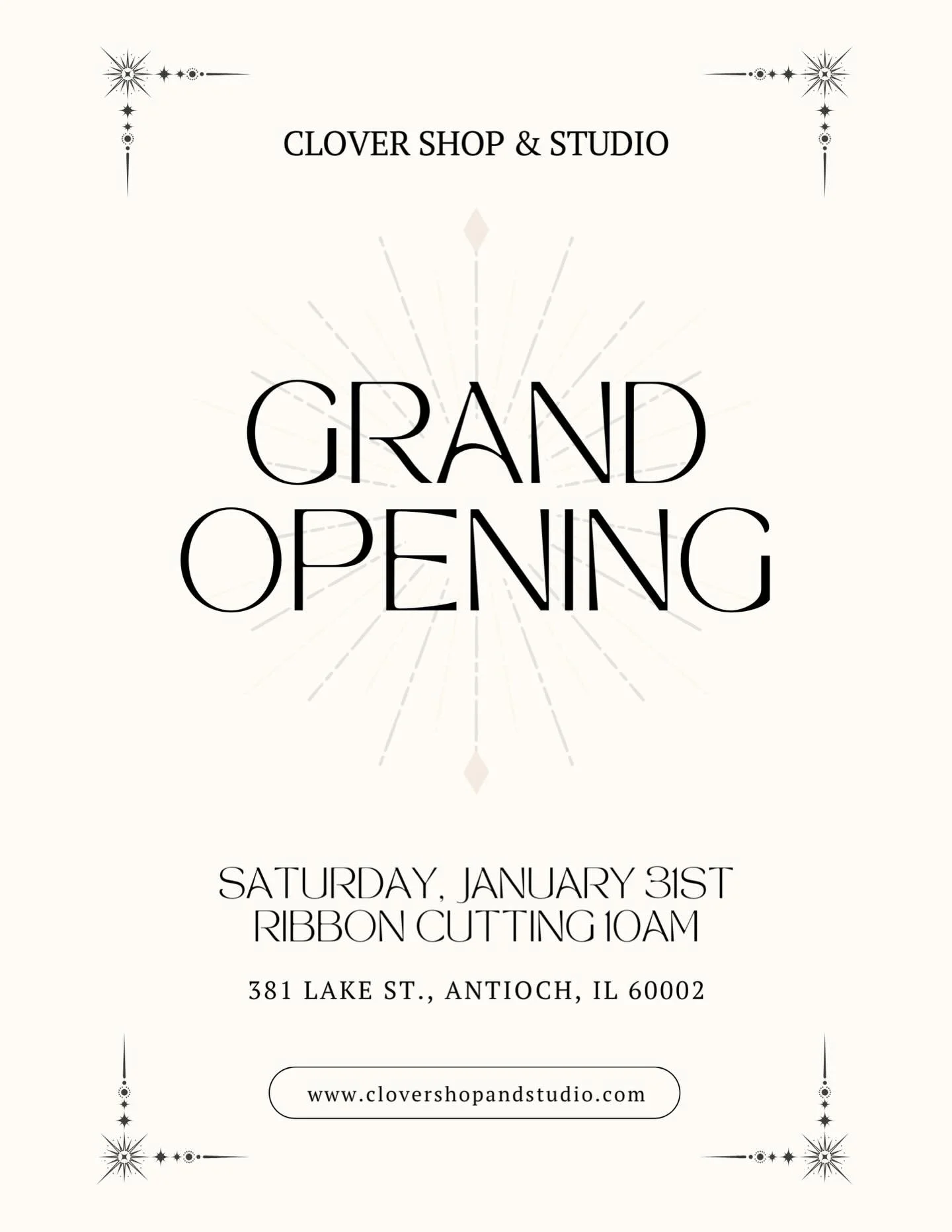 POSTPONED! Hey friends! Our ribbon cutting &amp; grand opening has been postponed due to the extreme weather coming up this weekend. We are working to update all event posts, so for now please mark your calendars for next Saturday, 1/31. Our ribbon c