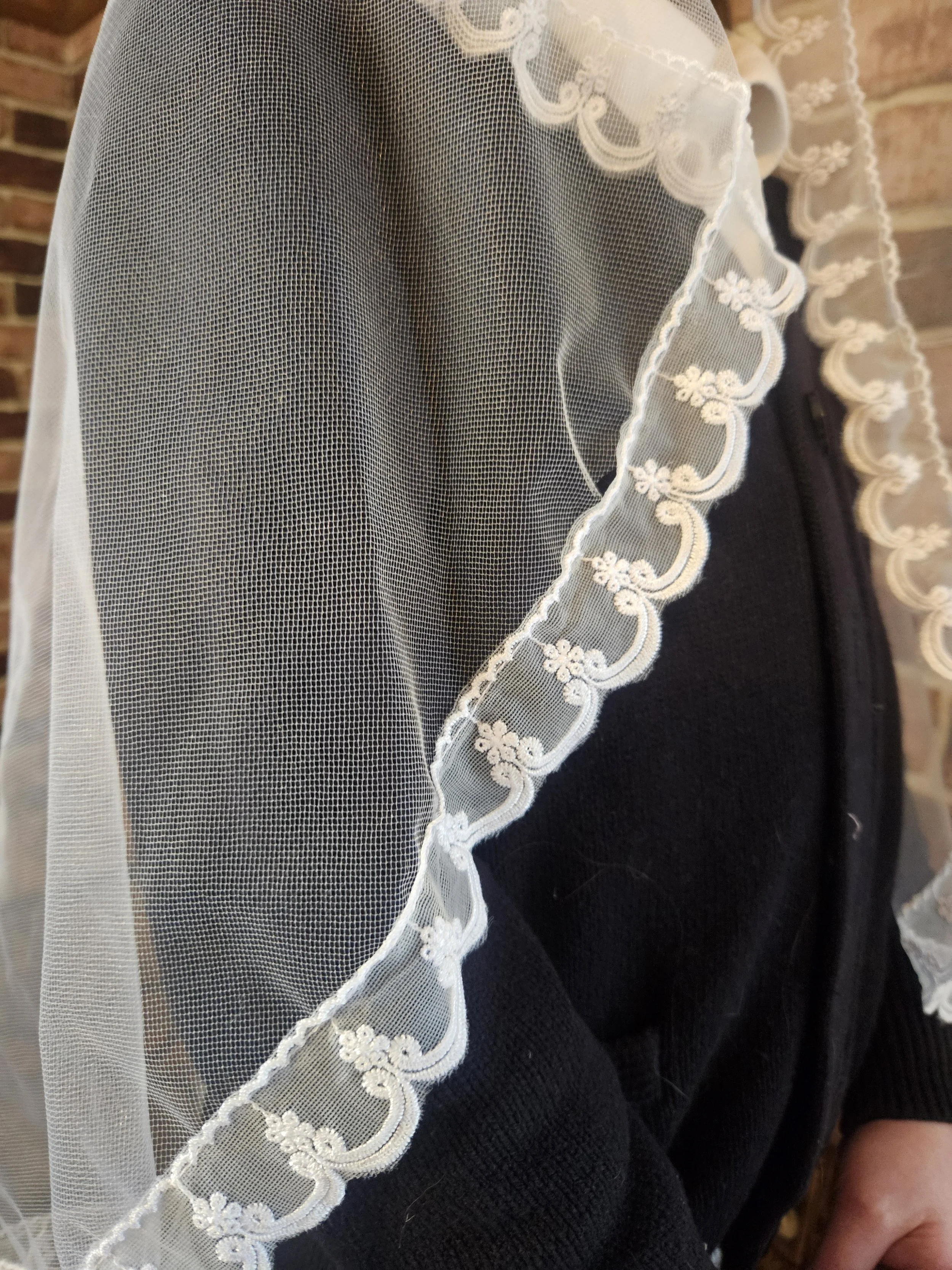Scallop Trim First Holy Communion
