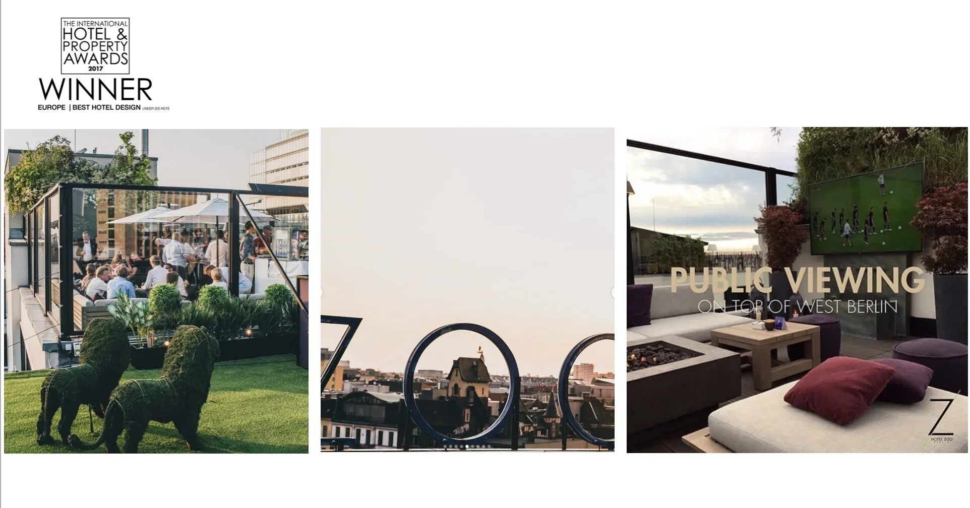 Hotel Zoo Berlin 𓃮 Conceptual and Principal Designers