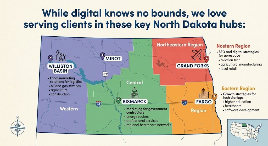 marketing services in North Dakota