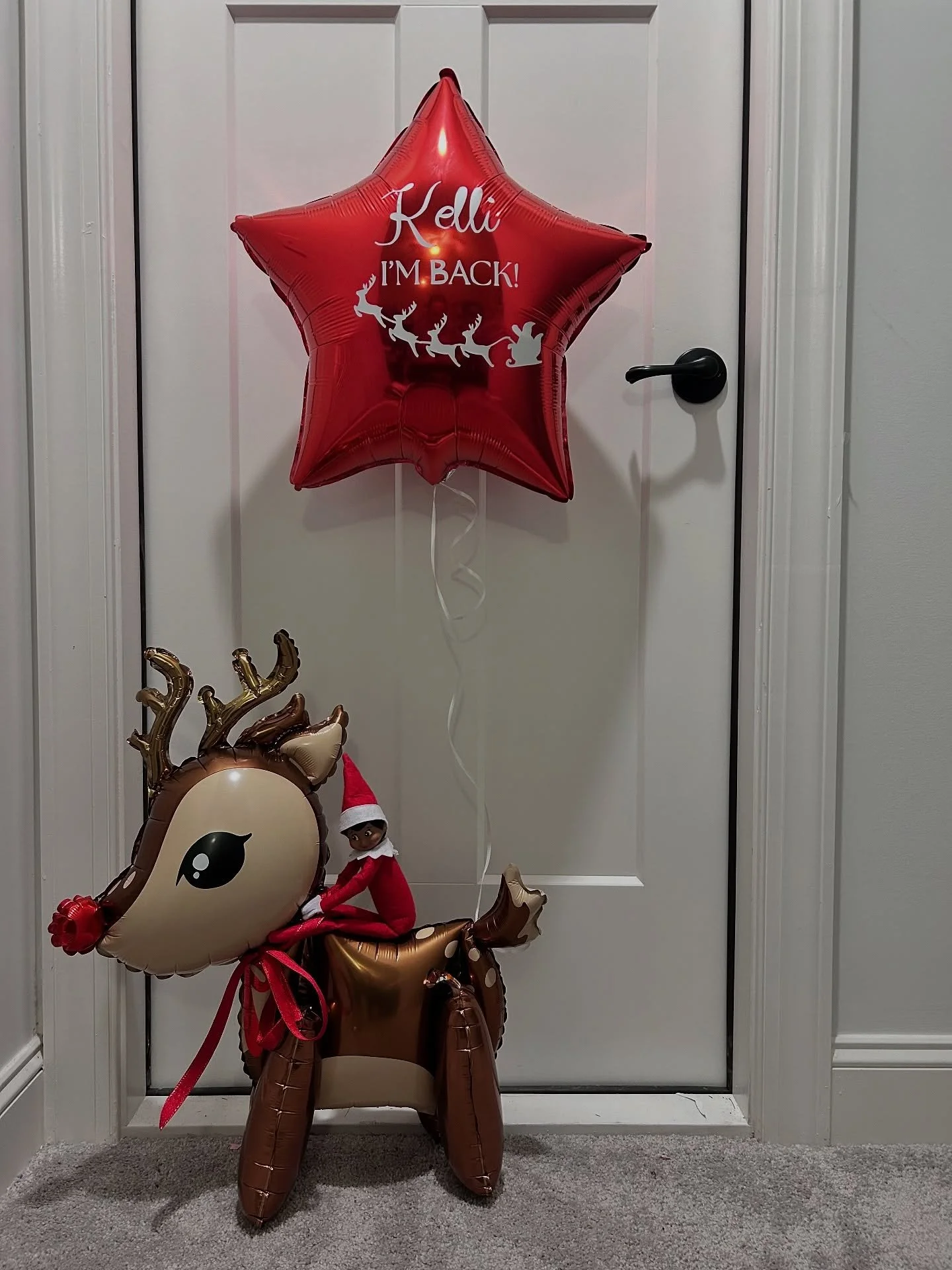 Our Elves are back! They&rsquo;re ready to bring all their friends into your home this season with a little extra POP! 

Option 1: Run, Run Rudolph 
Option 2: All Wrapped Up
Option 3: Elf in a Box
Option 4: HELP ME!!

They&rsquo;re $55 each! 
All ite