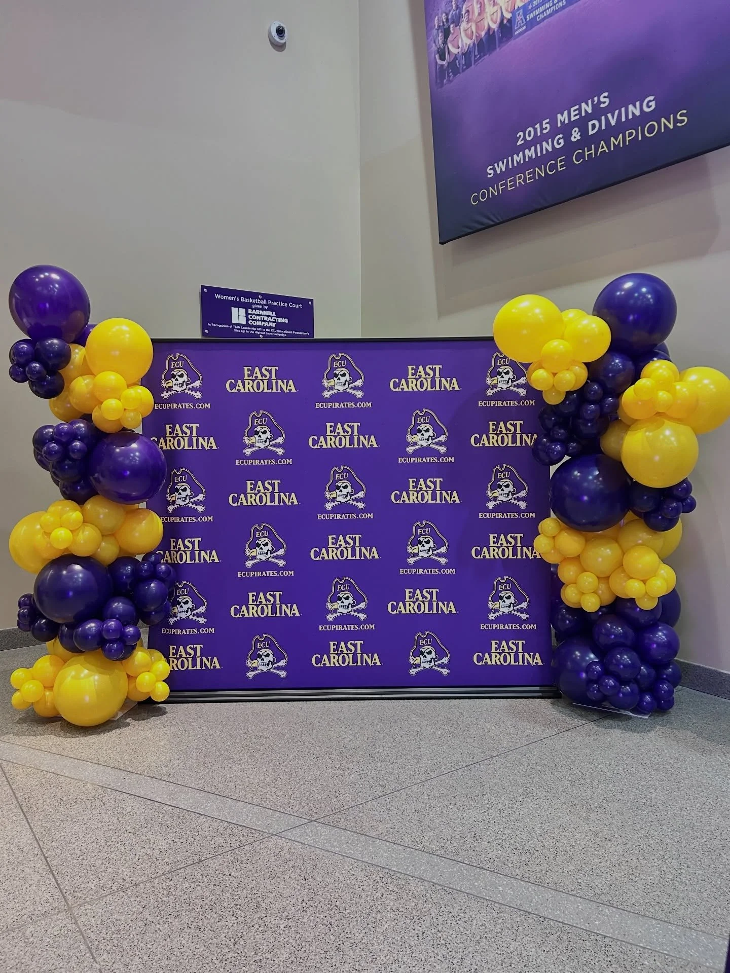 Congratulations to the Senior Student Athletes for Fall Semester 2025!! 

Go Change the World!! 

Marquees: @stellarmarquees_greenville 

#greenvillenc #ecupirates#greenvilleballoons #greenvillemarquees #stellarmarquees #eastcarolinauniversity