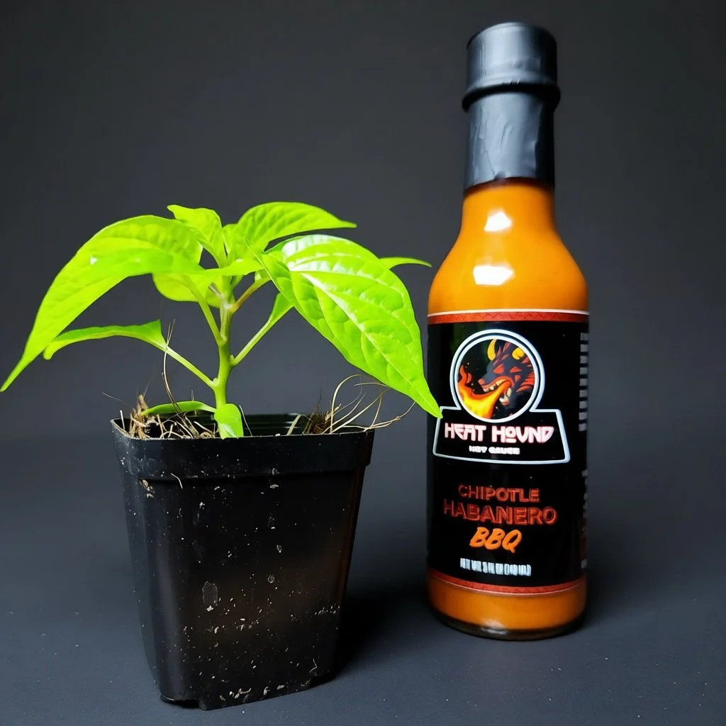 Red Habanero Seedling (Live Plant)
