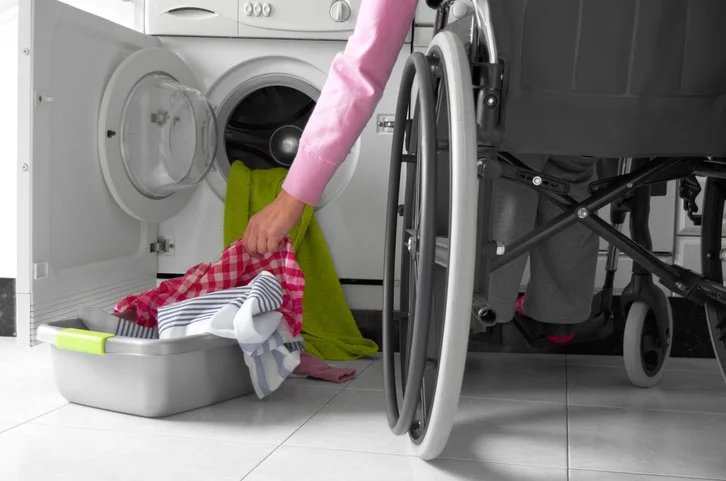 Wheelchair accessible laundry occupational therapy activities of daily living chronic conditions disability