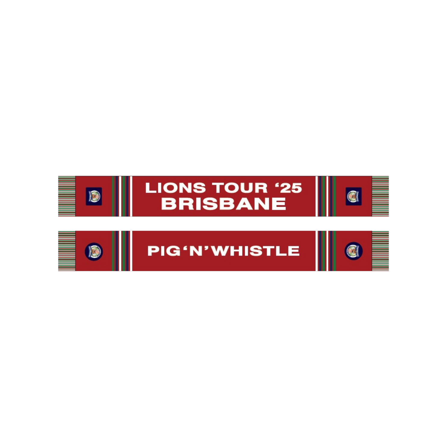 2025 Pig 'N' Whistle x British & Irish Lions Tour Scarf