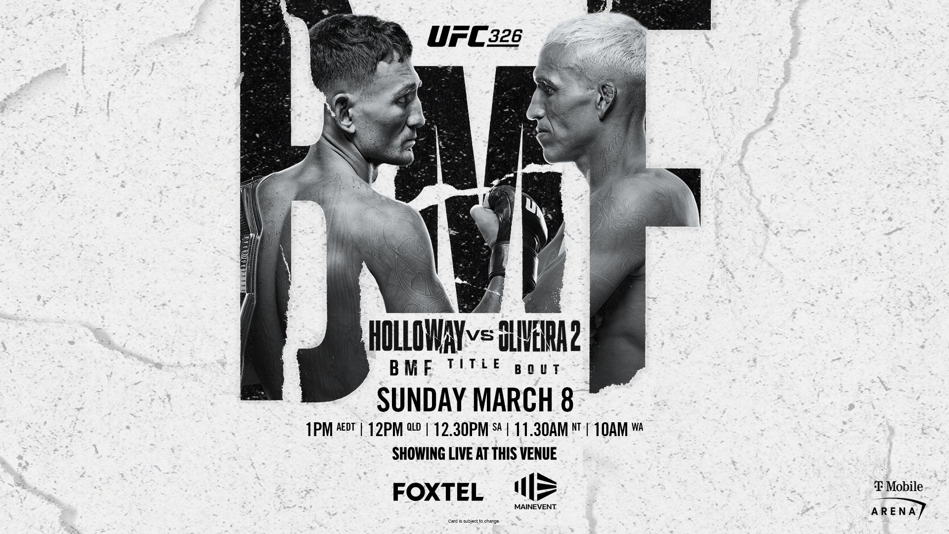 UFC326 Live &amp; Loud