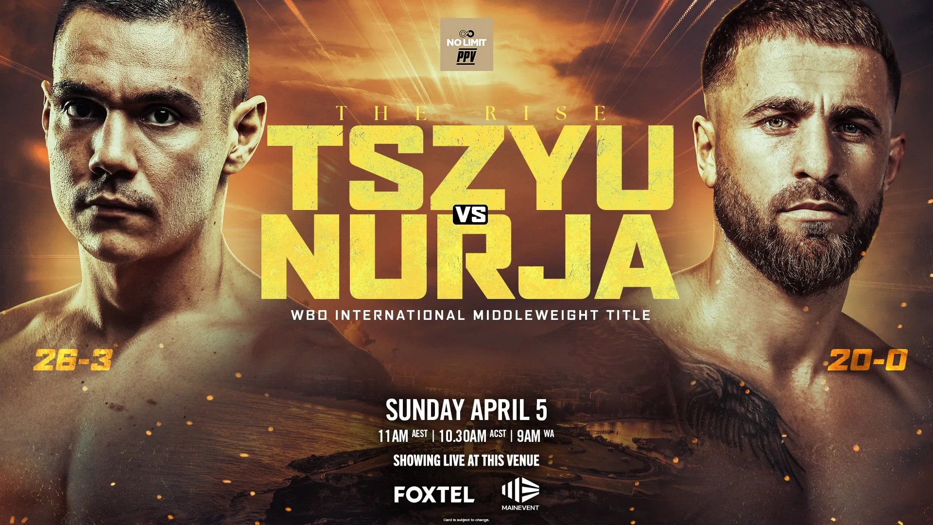 Tim Tszyu VS Denis Nurja