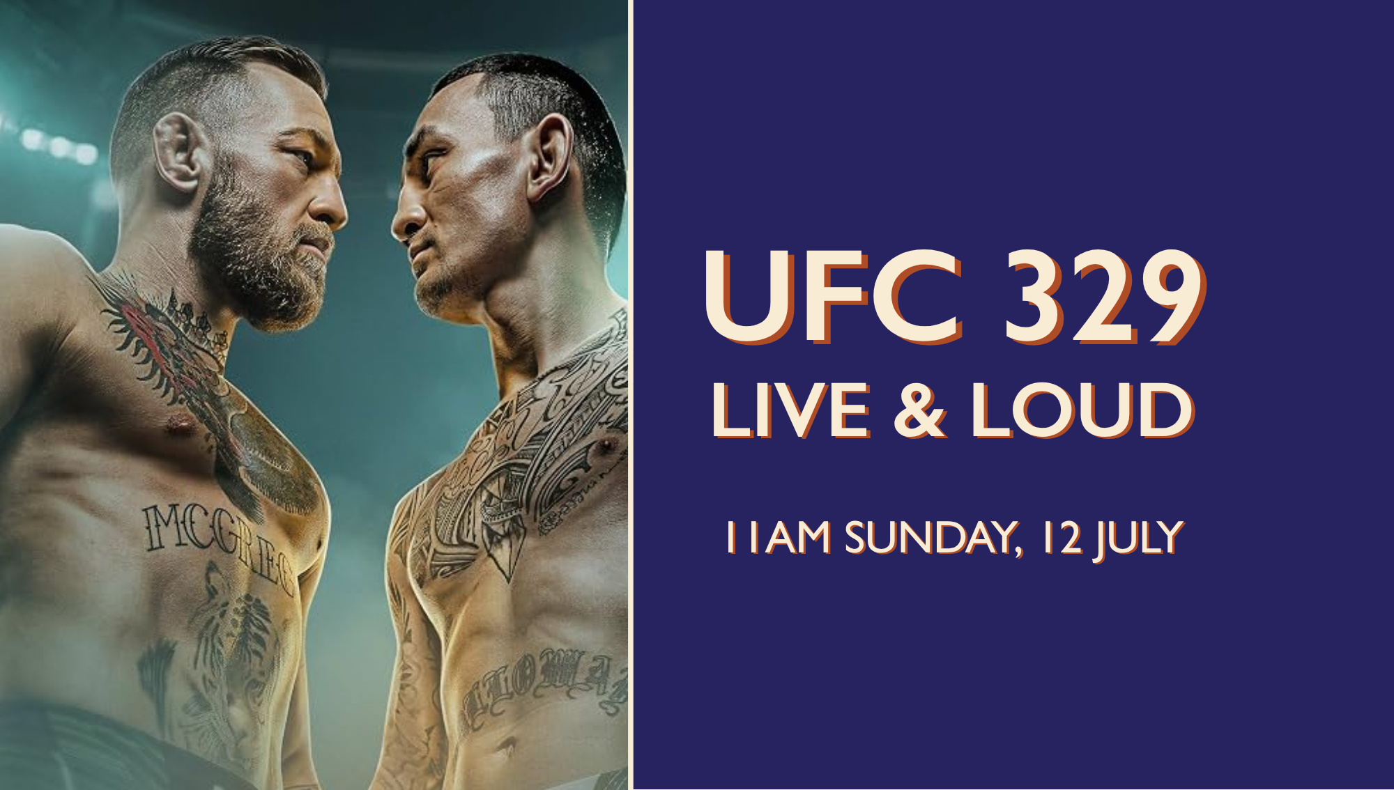 UFC 329 Live & Loud