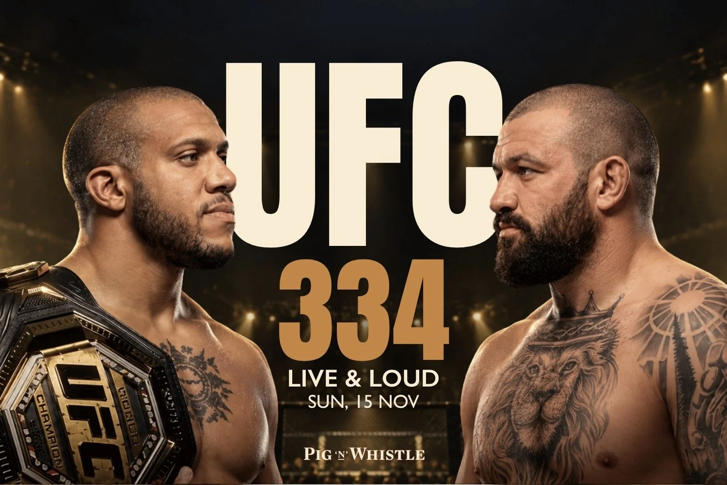 UFC 334 Live &amp; Loud