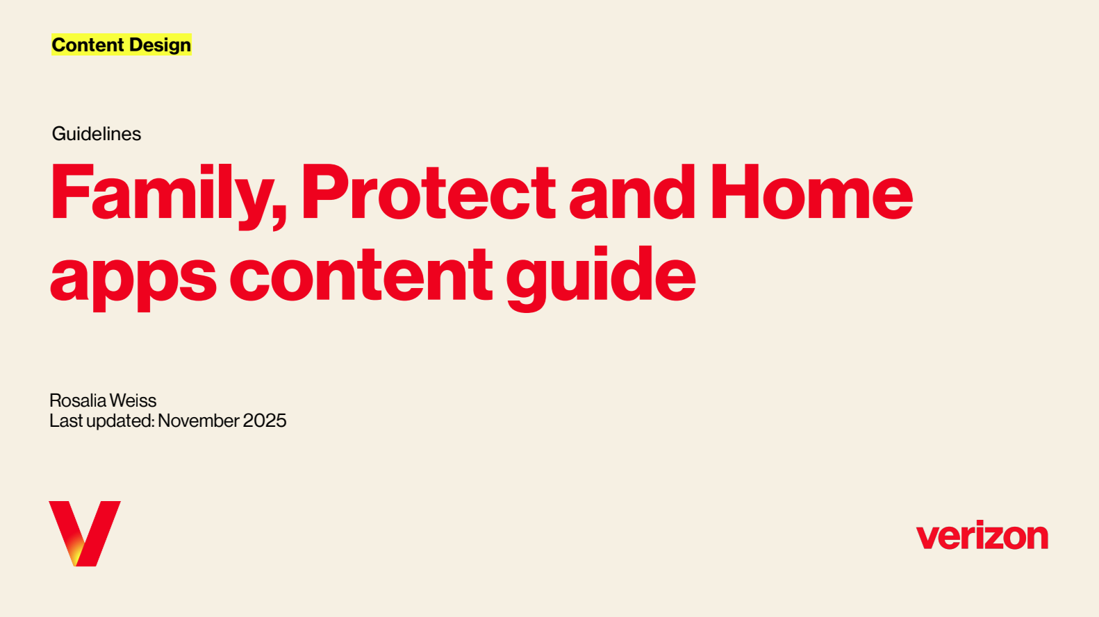 Case study: Unifying content across 3 Verizon apps