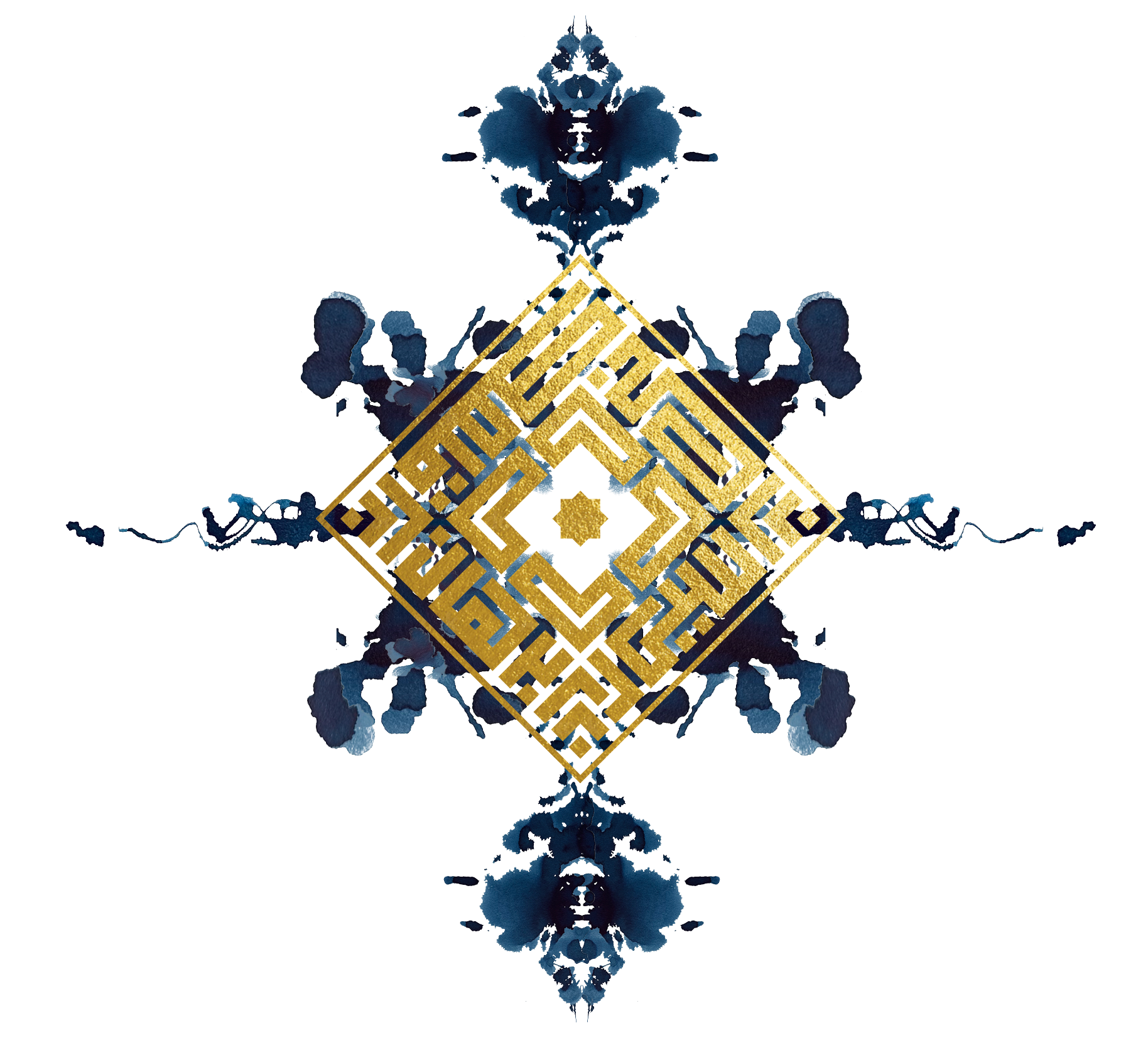 Inkblot on Bamboo Sweater