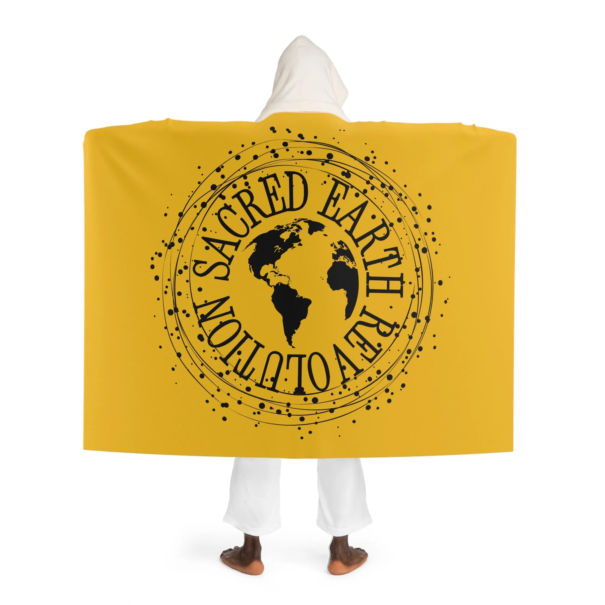 Sacred Earth Revolution Hooded Sherpa Blanket