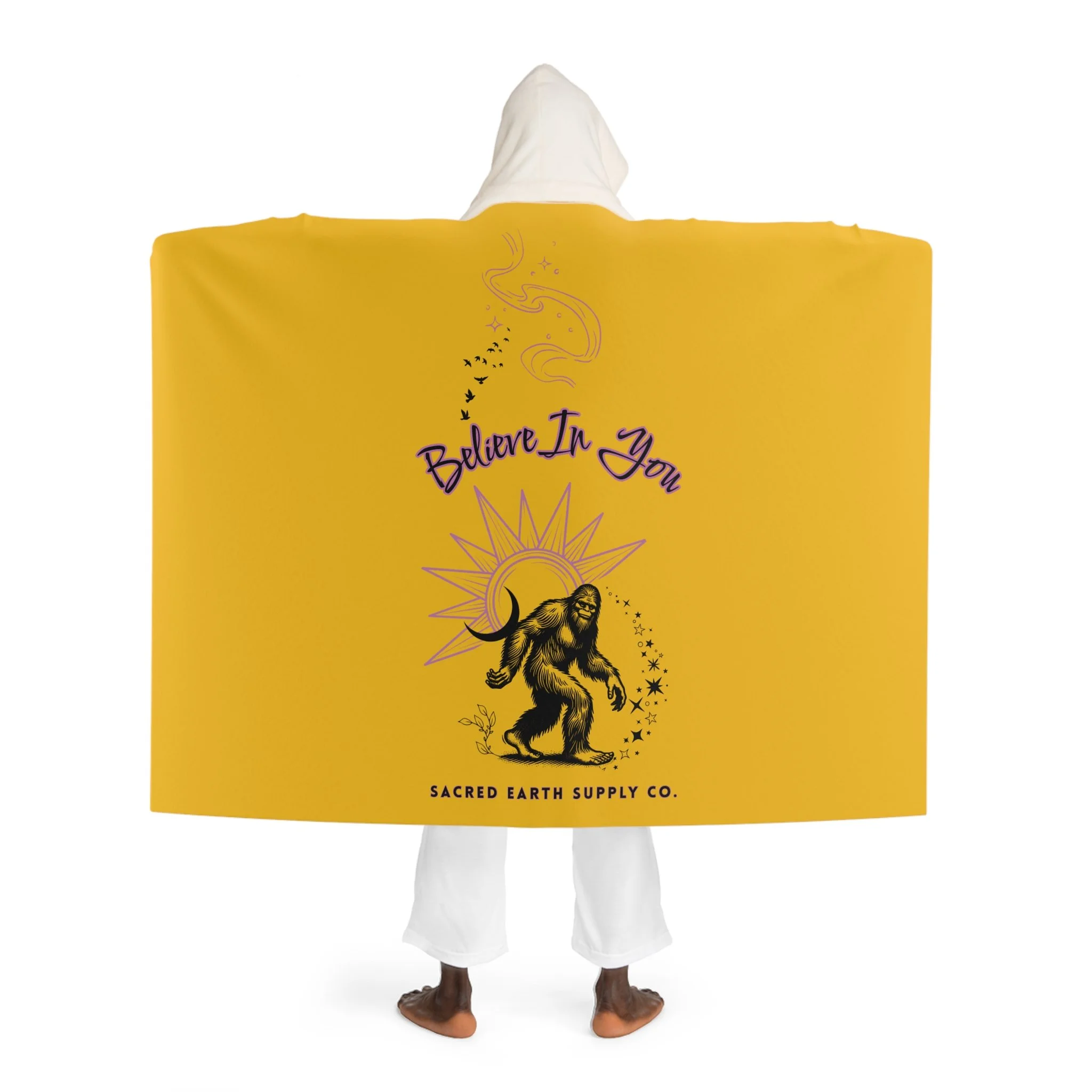 Bigfoot Hooded Sherpa Blanket