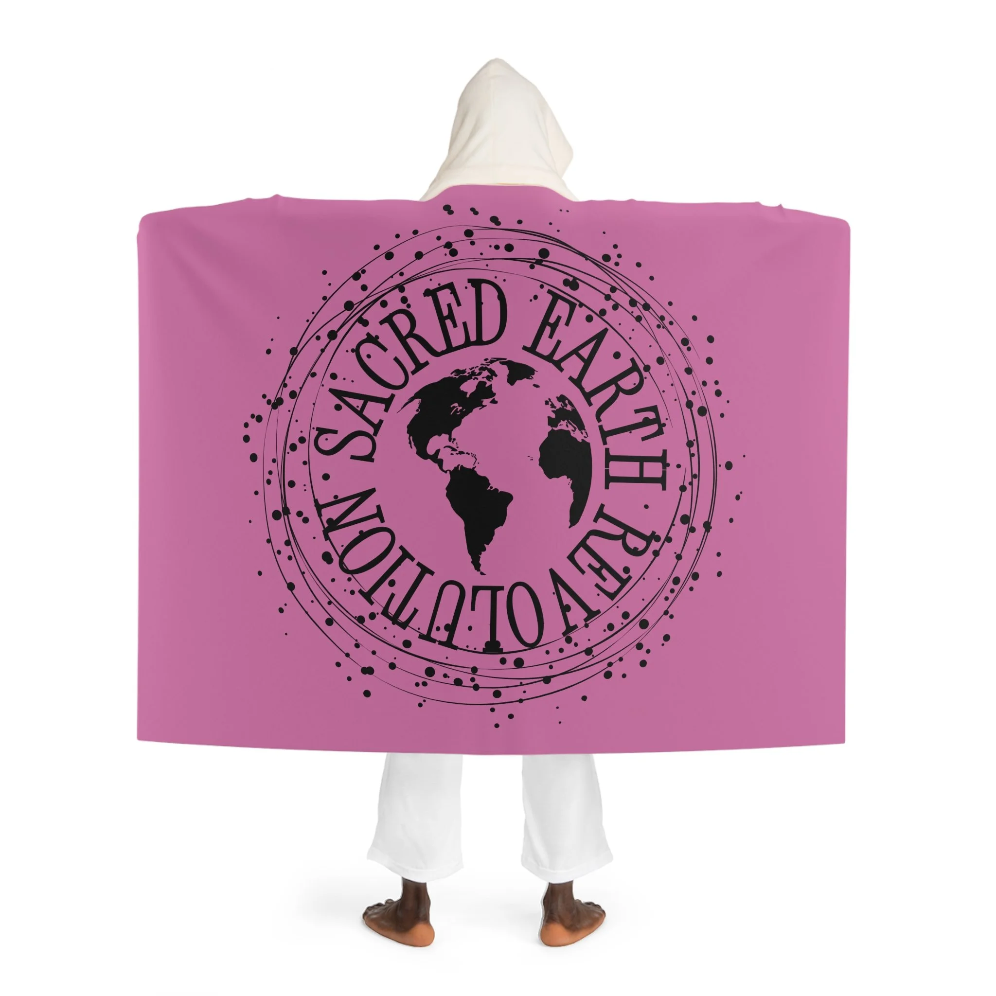 Sacred Earth Revolution Hooded Sherpa Blanket