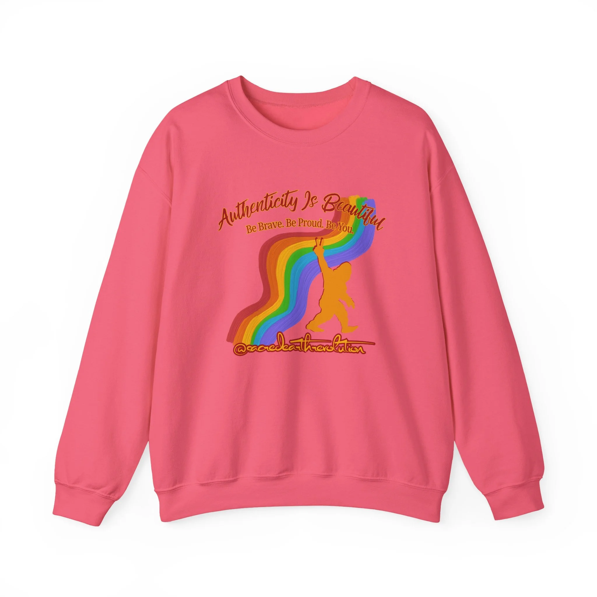 Authenticity Is Beautiful Crewneck Sweatshirt — Pride Collection
