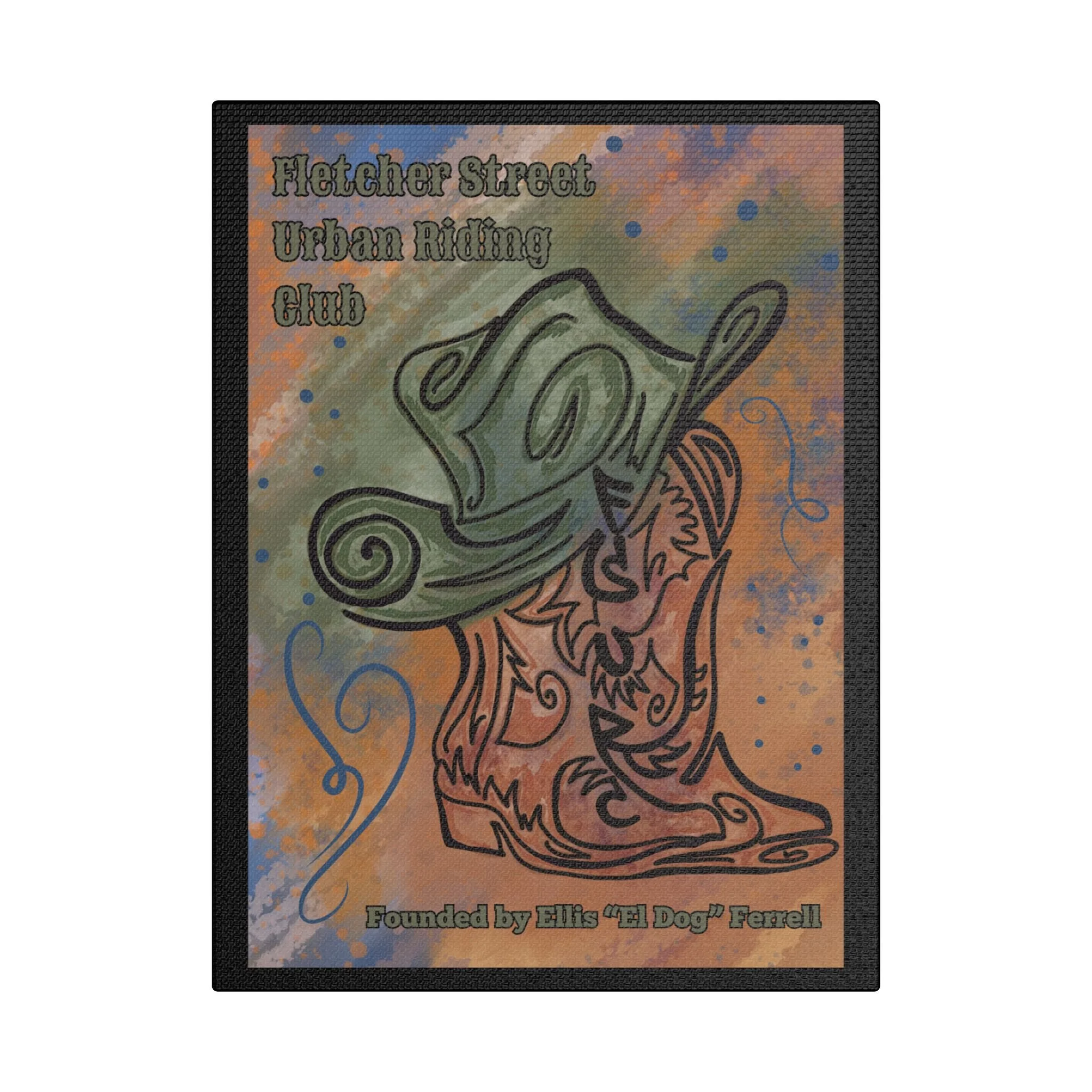 FSURC x SECS Artist Collab Canvas Print | El Dog Dedication