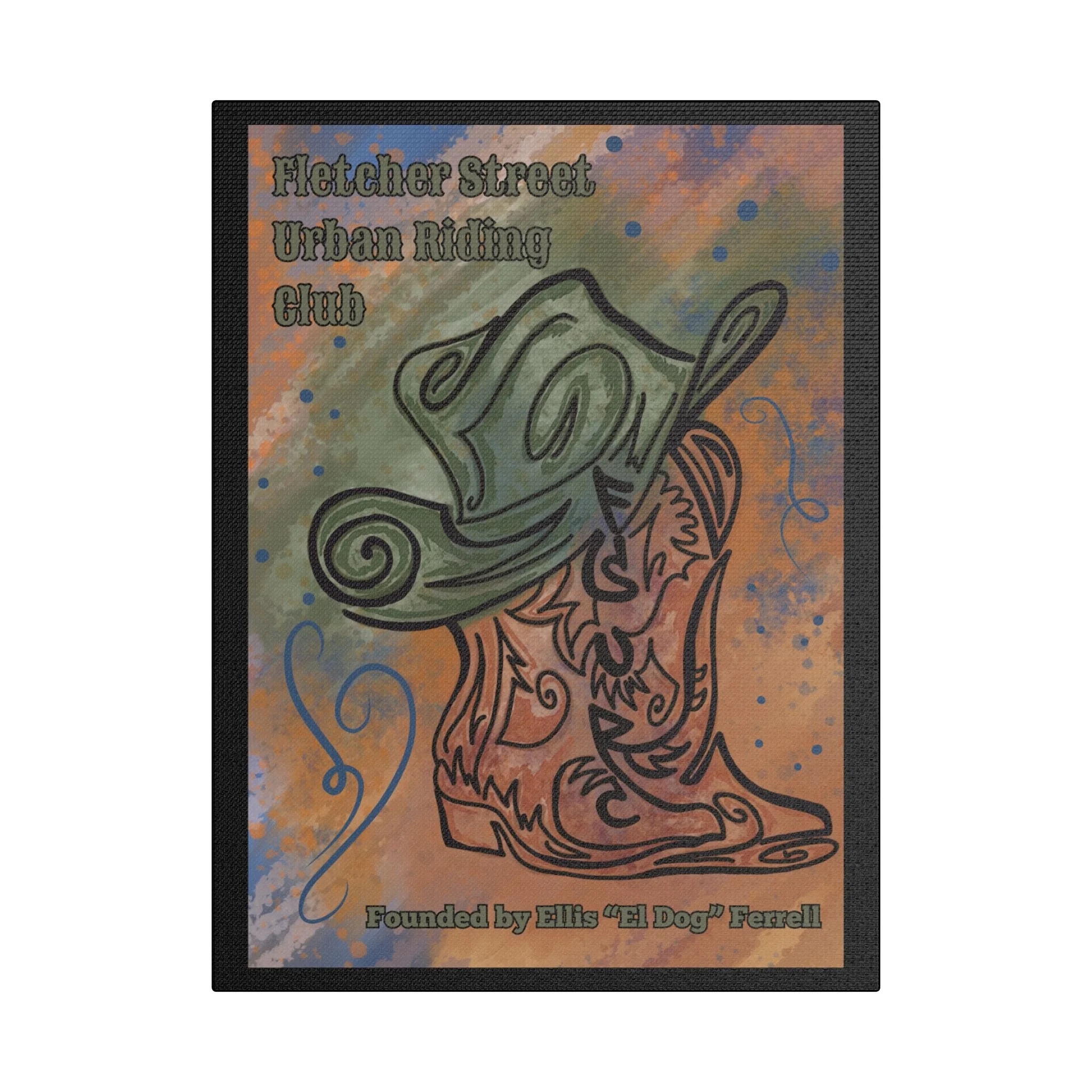 FSURC x SECS Artist Collab Canvas Print | El Dog Dedication